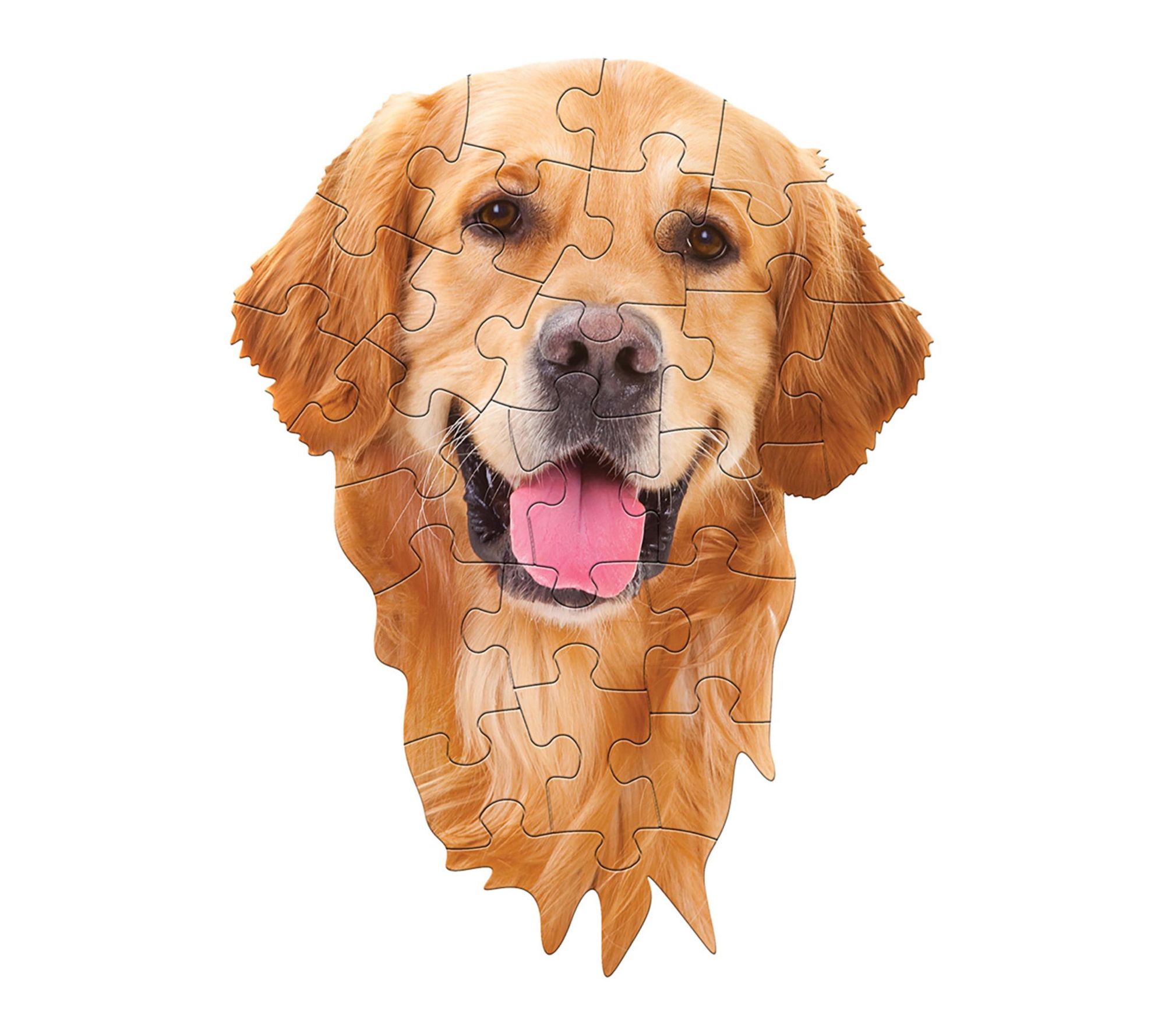 Madd Capp I Am Dog 24 Piece Kids Animal Head-Shaped Puzzle