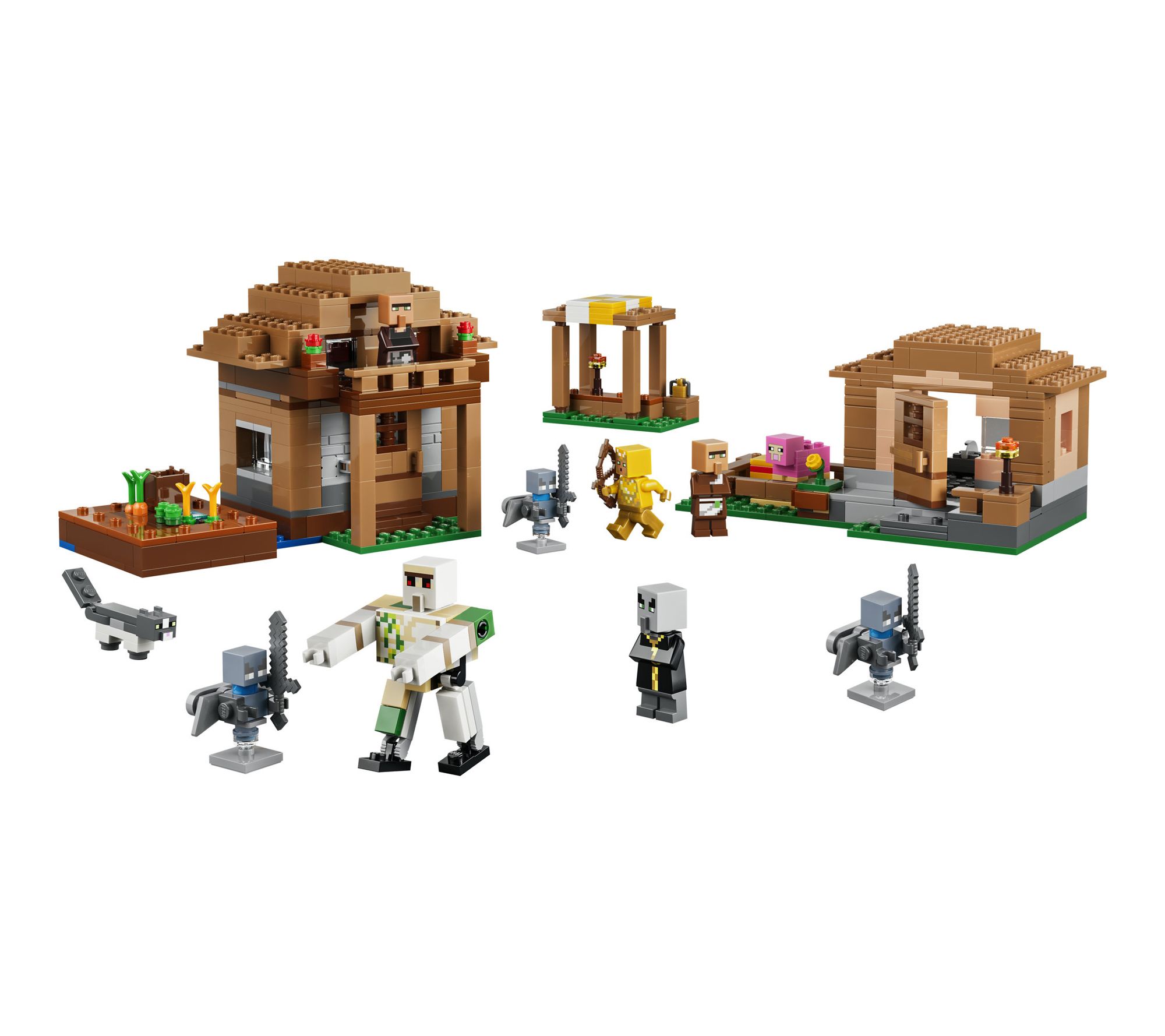 LEGO Minecraft Evoker Village Attack 21596 607 Pieces