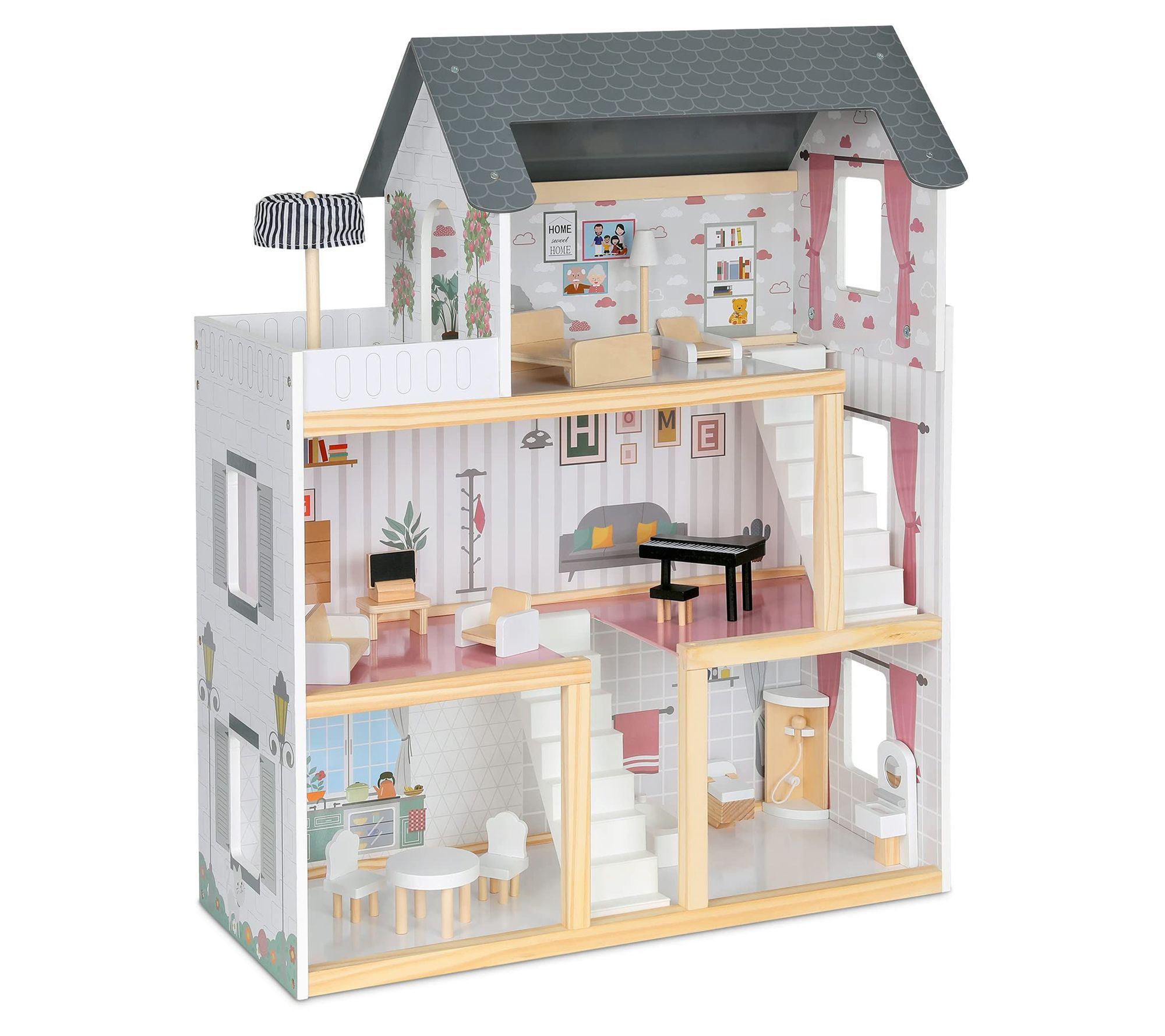 Jumbl Pretend Wooden Kitchen Set & Reviews