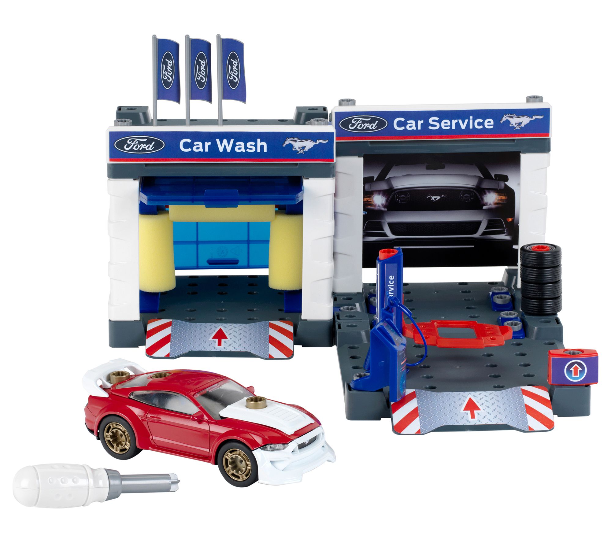 Ford: Service Station W/ 2019 Ford Mustang