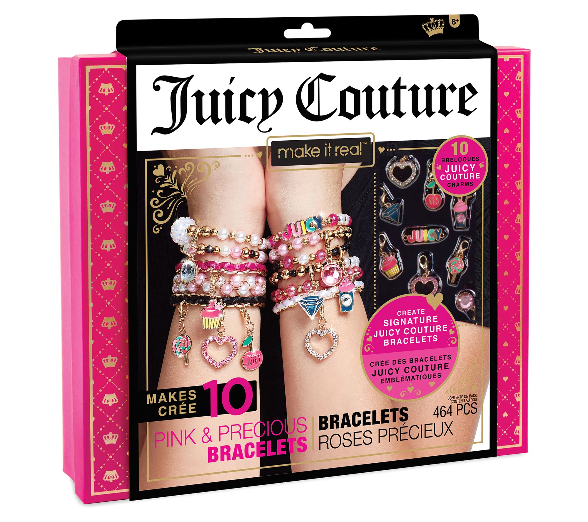 Juicy Couture Charm Bracelet.juicy Bargle Bracelet.gold Ton Juicy