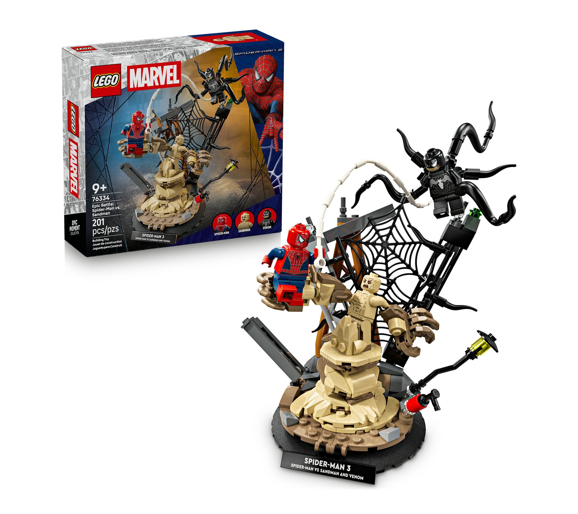  LEGO  Marvel Epic Battle: Spider-Man vs. Sandman 76334