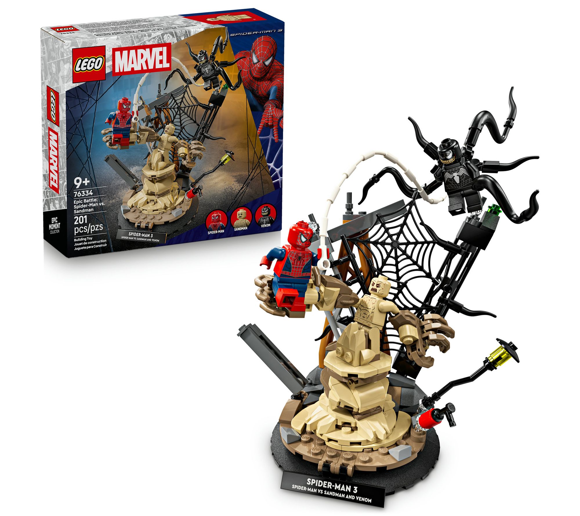 LEGO  Marvel Epic Battle: Spider-Man vs. Sandman 76334