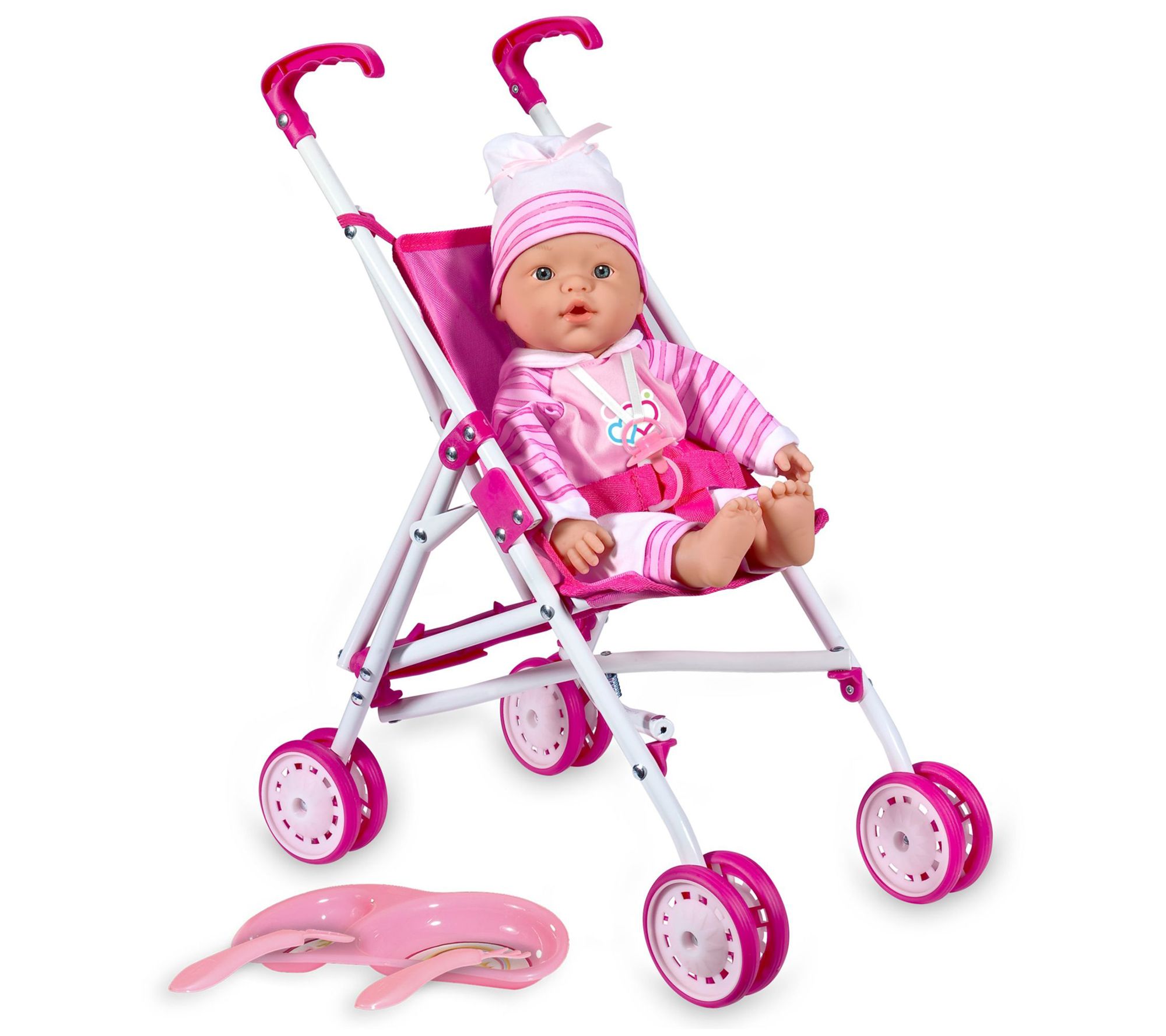 baby doll with a stroller