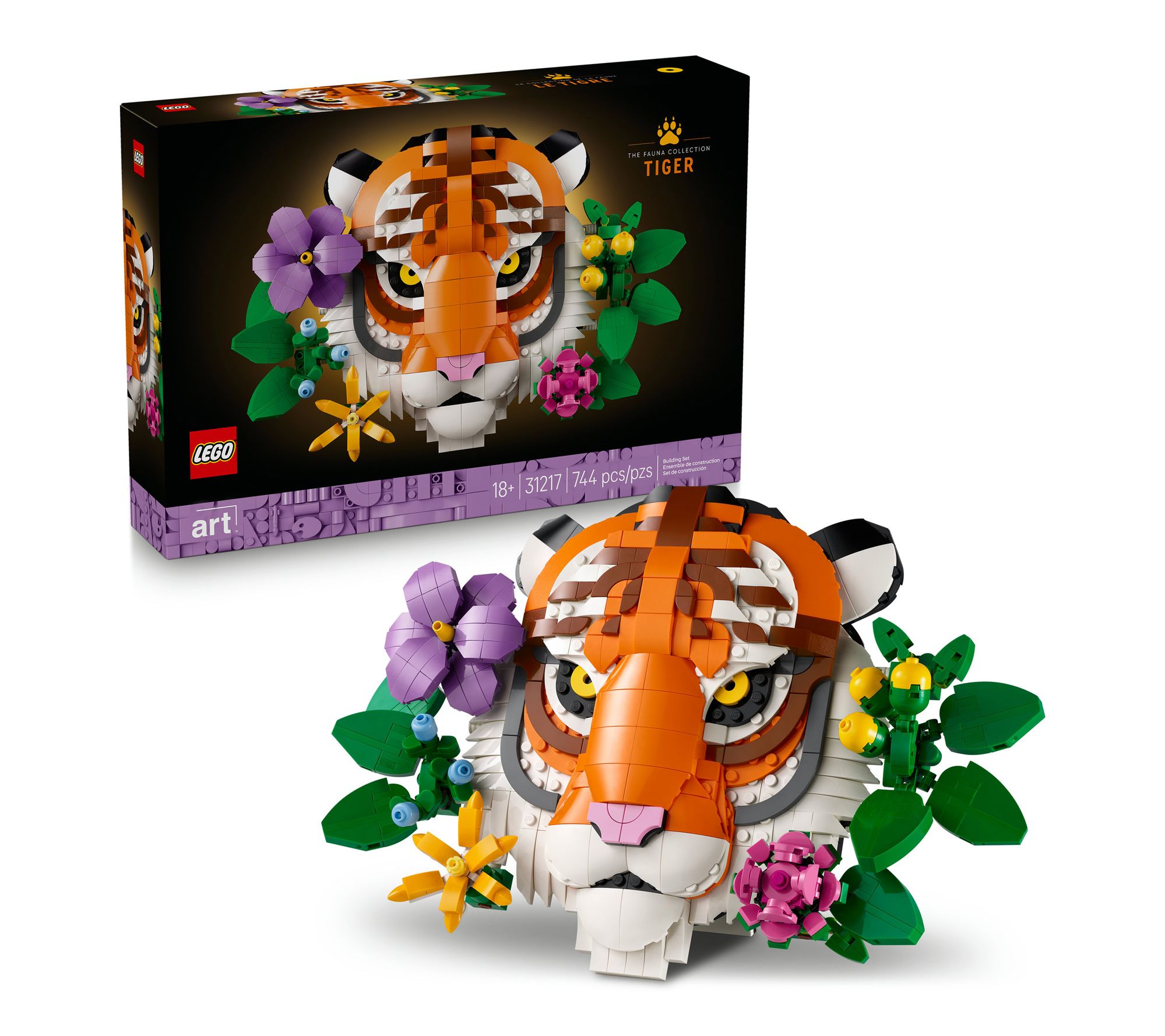 LEGO Art The Fauna Collection - Tiger, New HomeHousewarming G