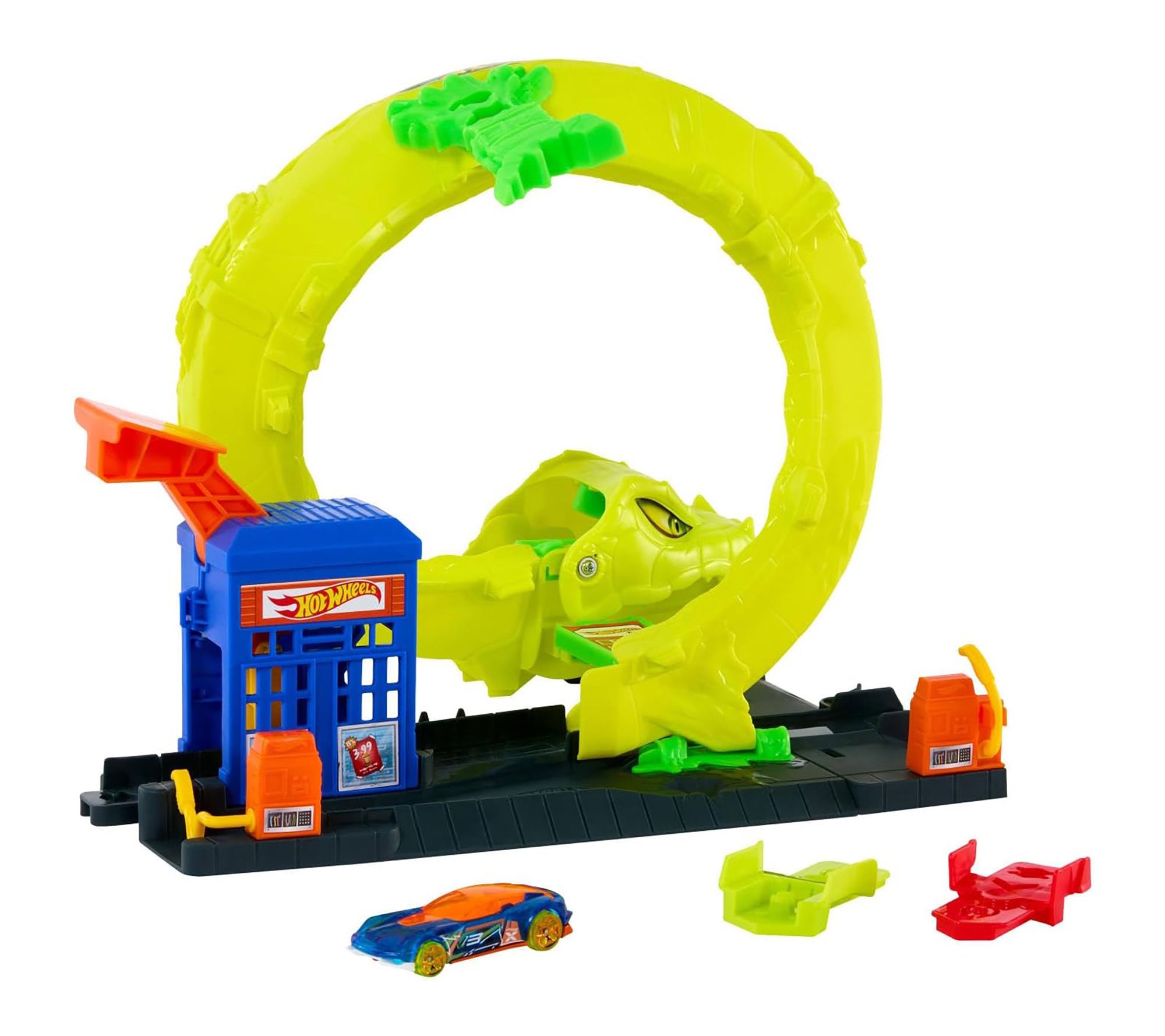 Mattel Hot Wheels City Snake Spiral Attack