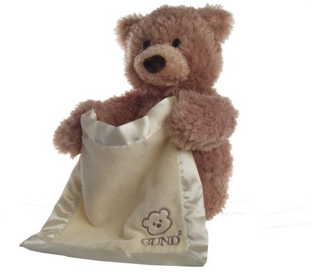 Gund Interactive Peek-A-Boo Hiding Bear Toy