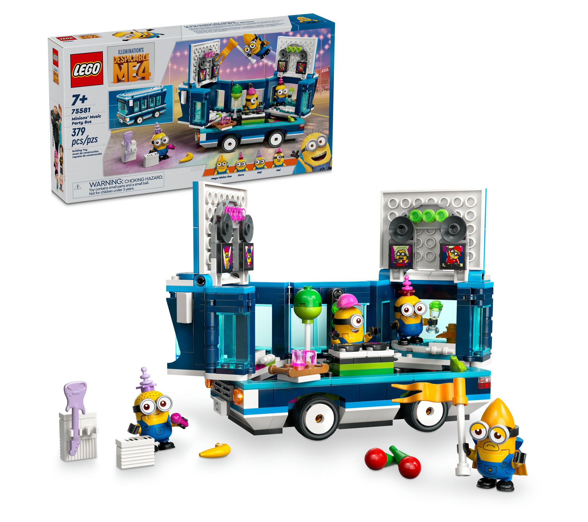 LEGO Despicable Me 4 Minions' Music Party Bus