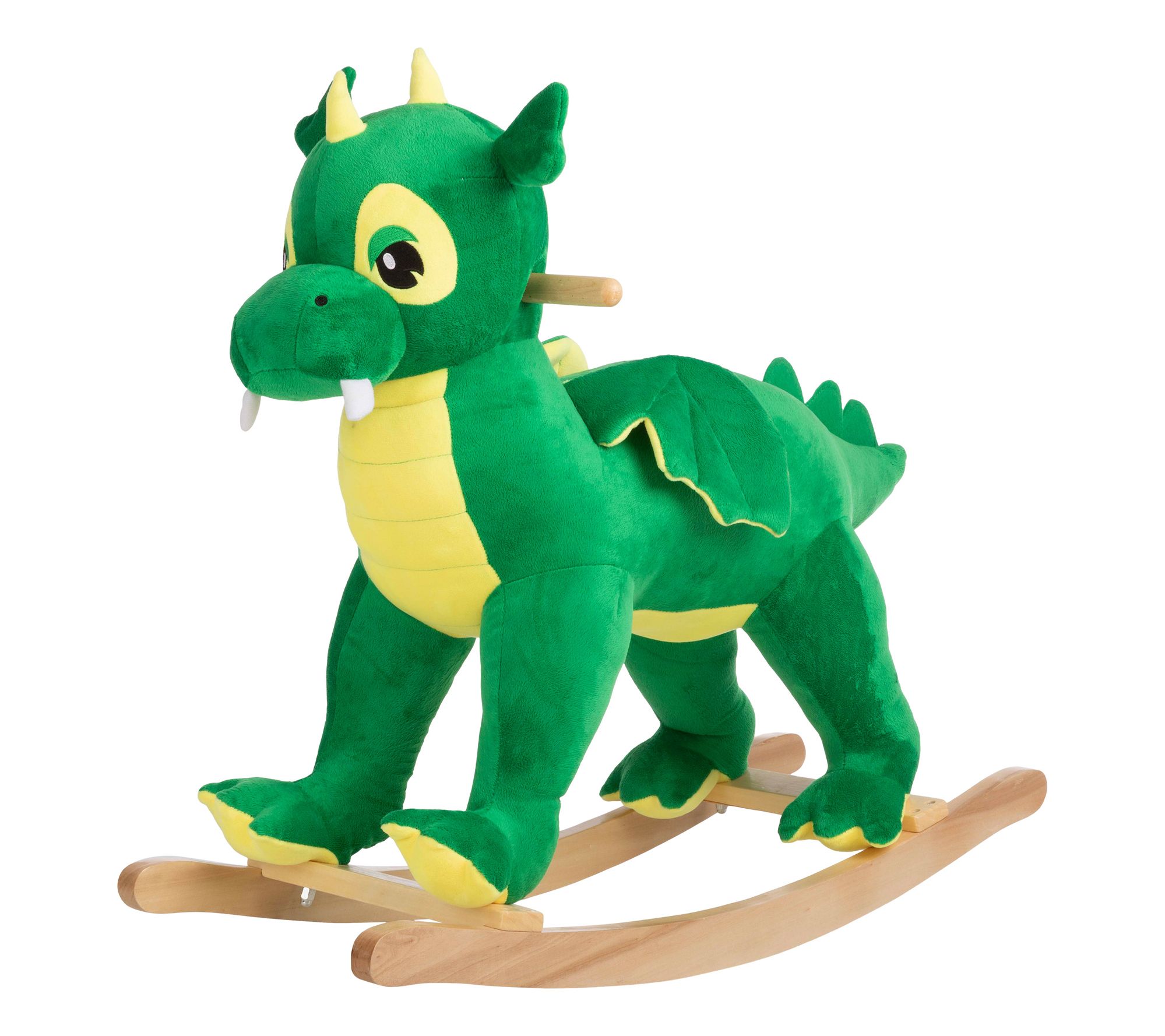 Happy Trails Plush Dinosaur Kids Rocker