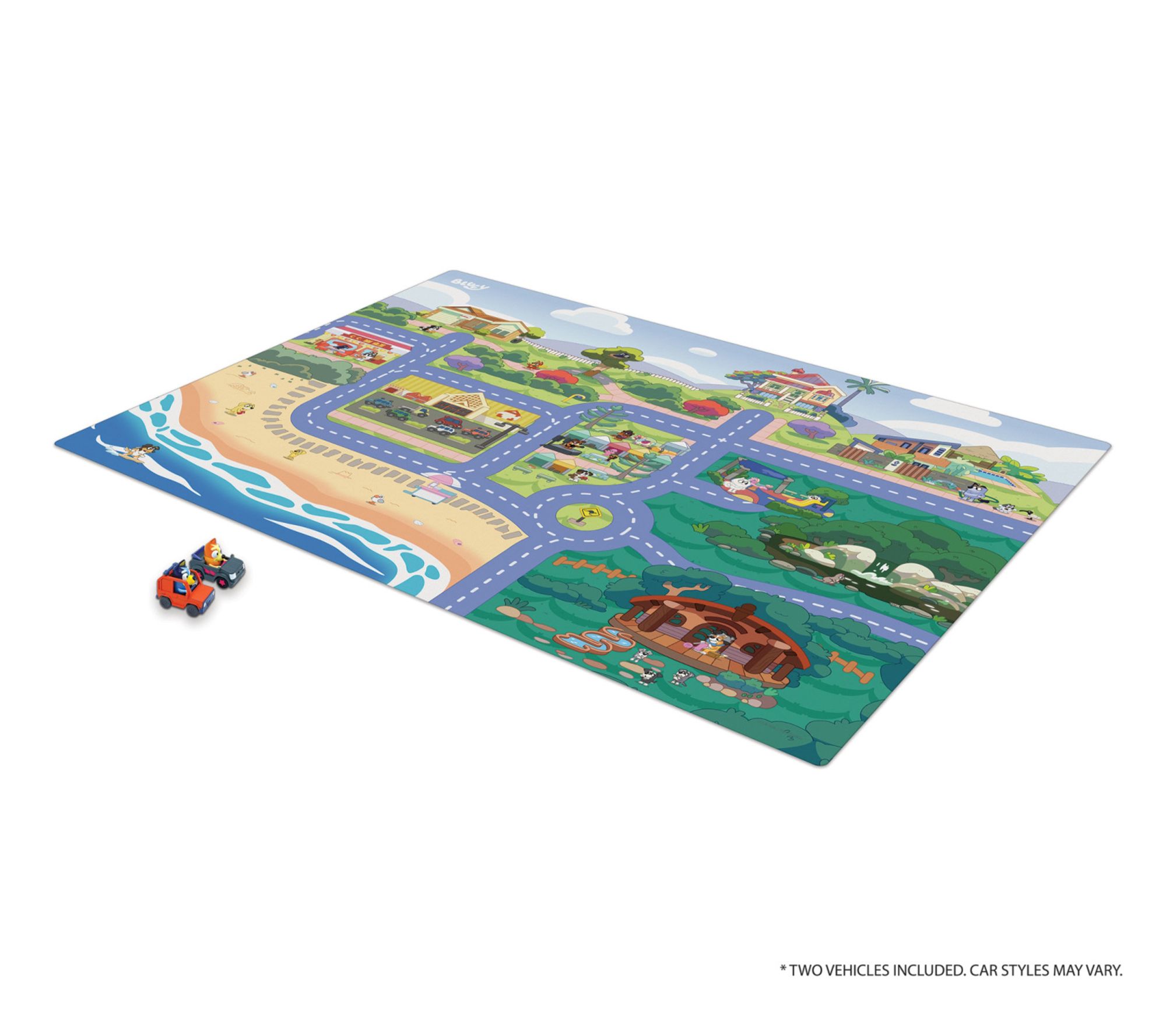Imaginmat Deluxe Floor Playmat & Toy Car