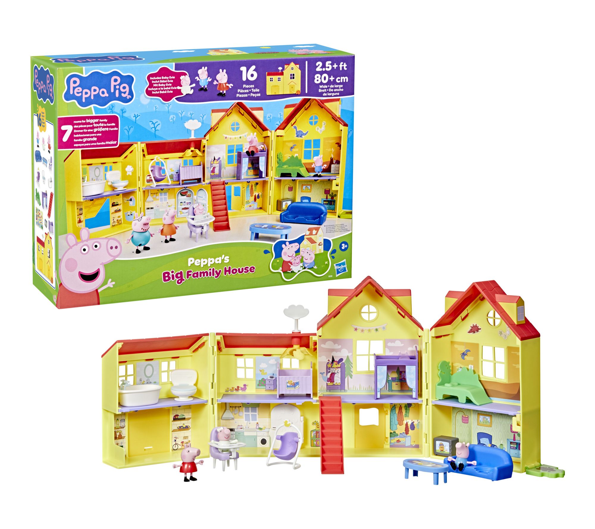 Hasbro Peppa Pig Peppa's Big Family House Playset