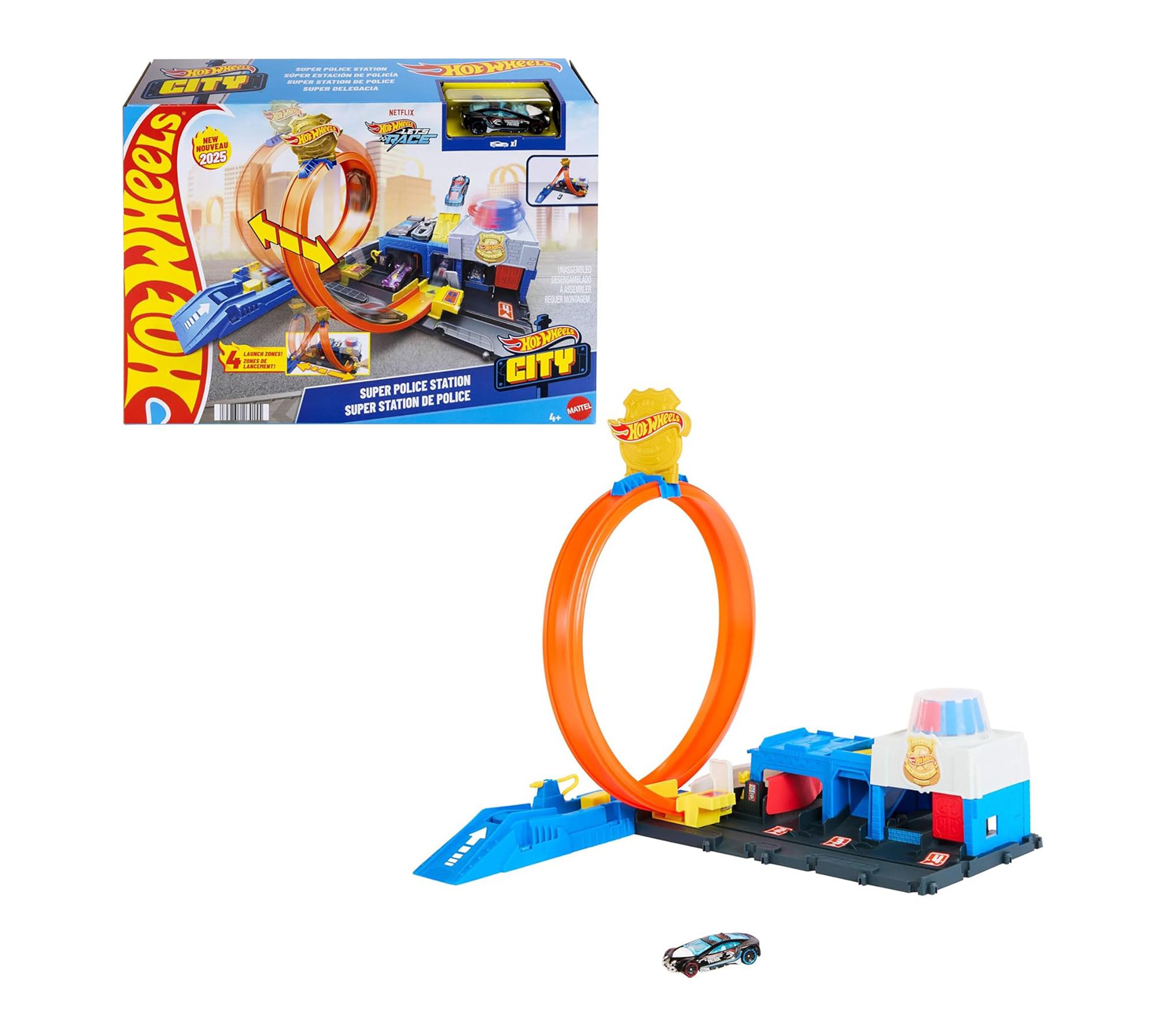 Mattel Hot Wheels City Super Police Station