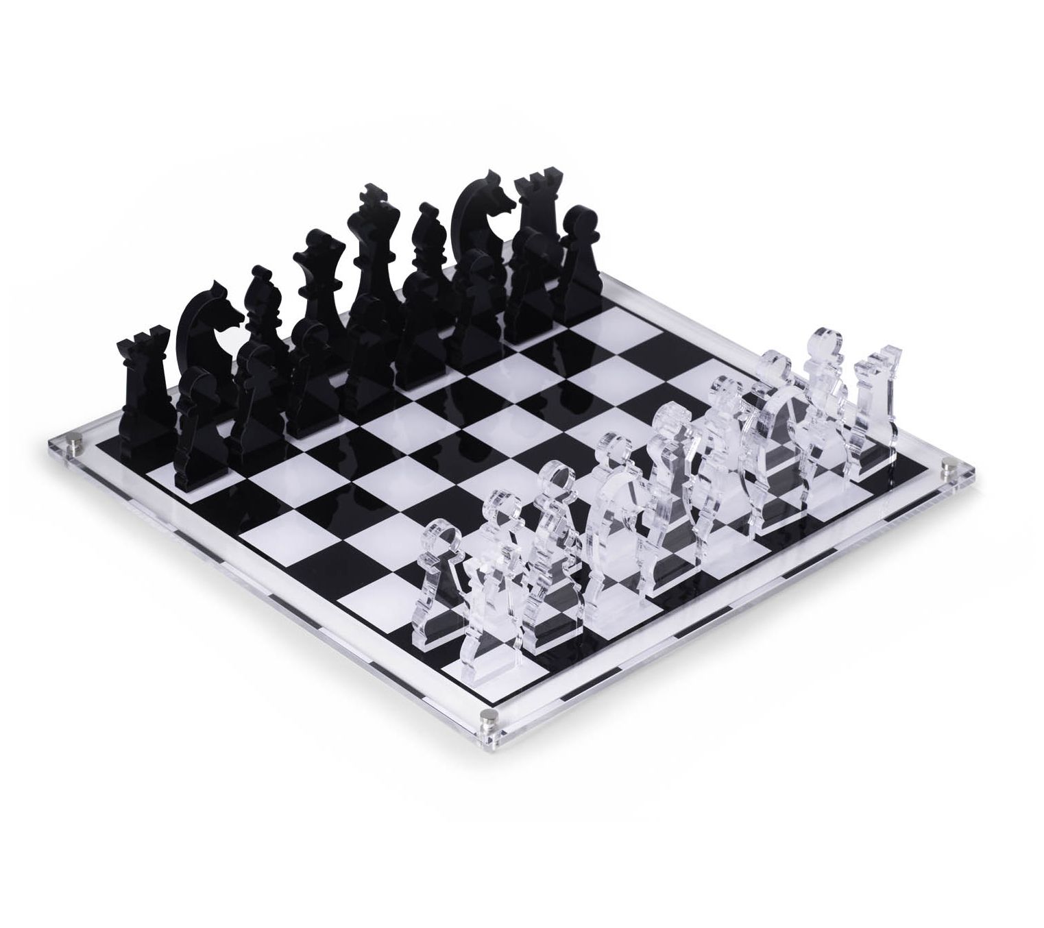 Chess & Checkers Luxe Maple Board Game