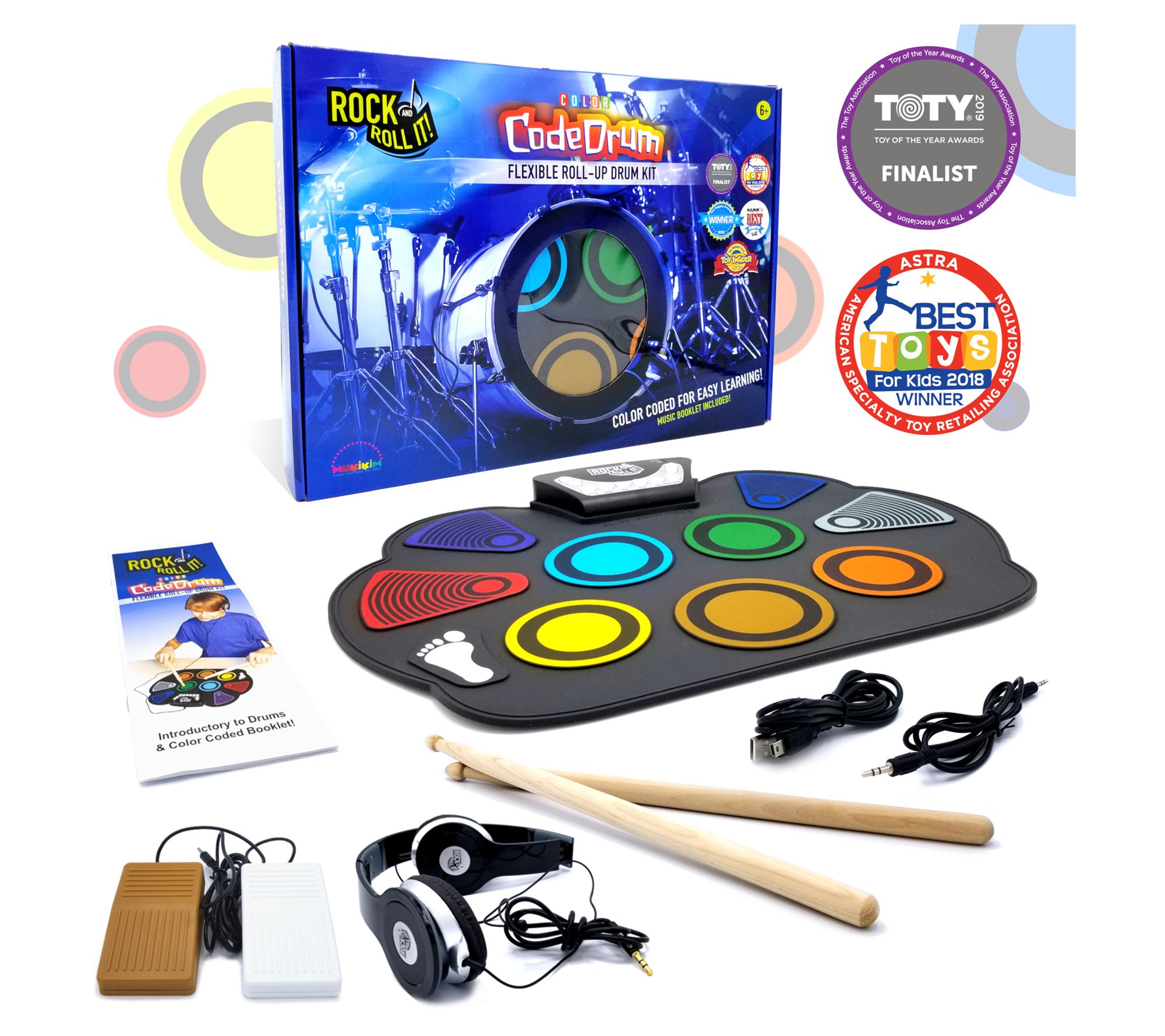 MukikiM Rock And Roll It CodeDrum Toy Set