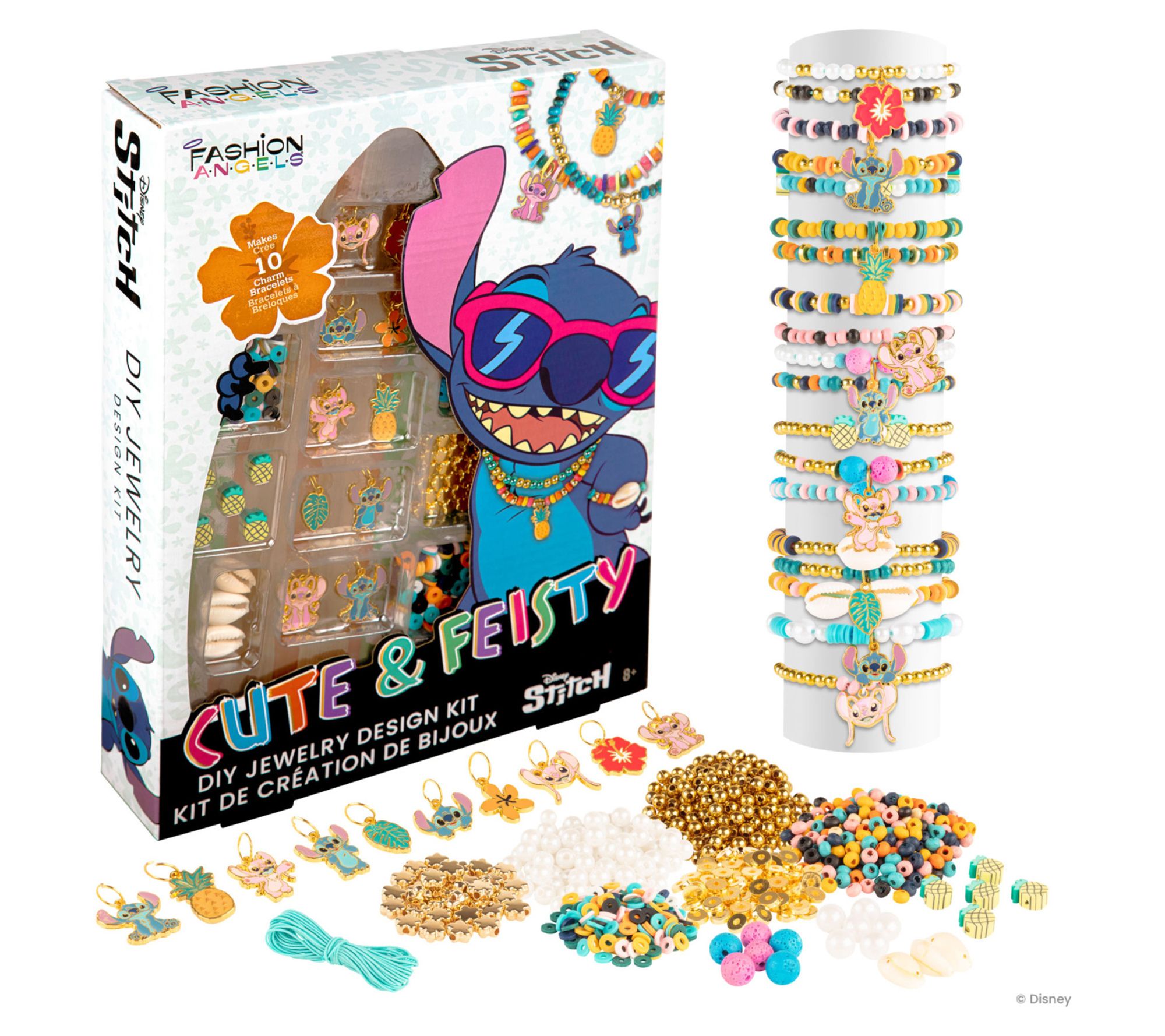 Fashion Angels: Disney Stitch: Cute & Feisty -DIY Jewelry Kit