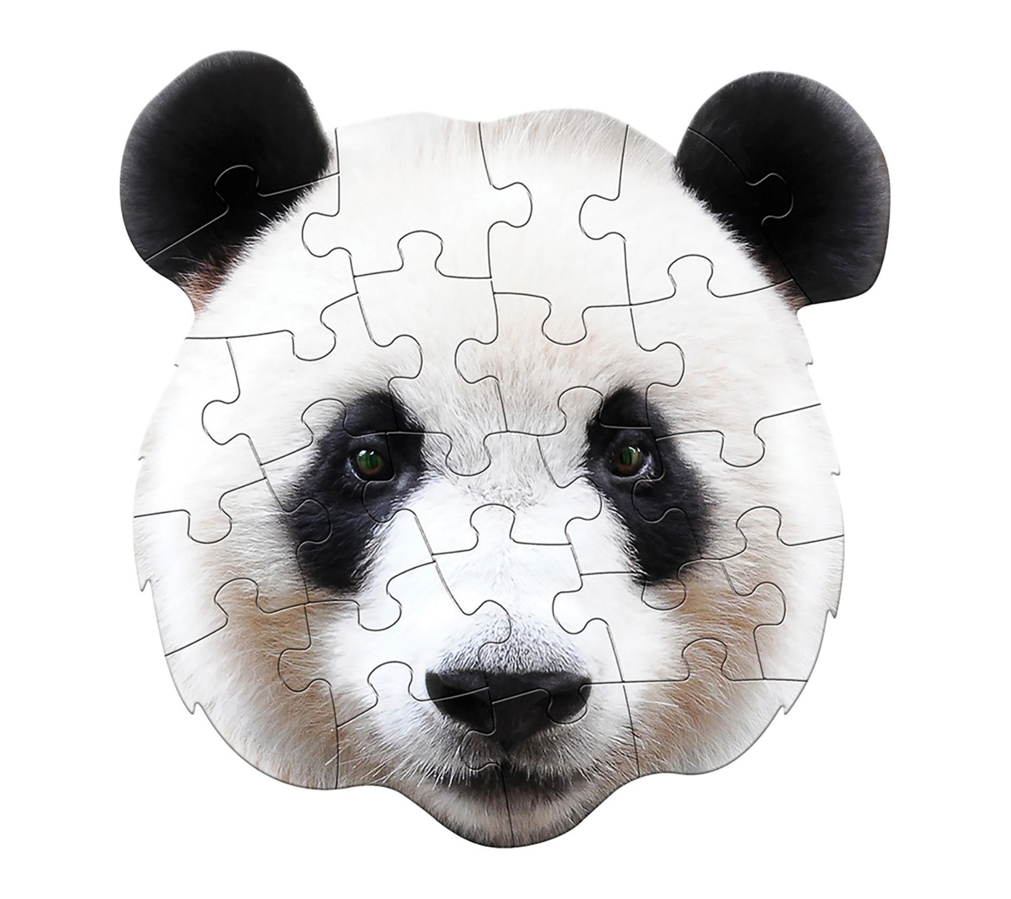 Madd Capp I Am Panda 24 Piece Kids Animal Head-Shaped Puzzle
