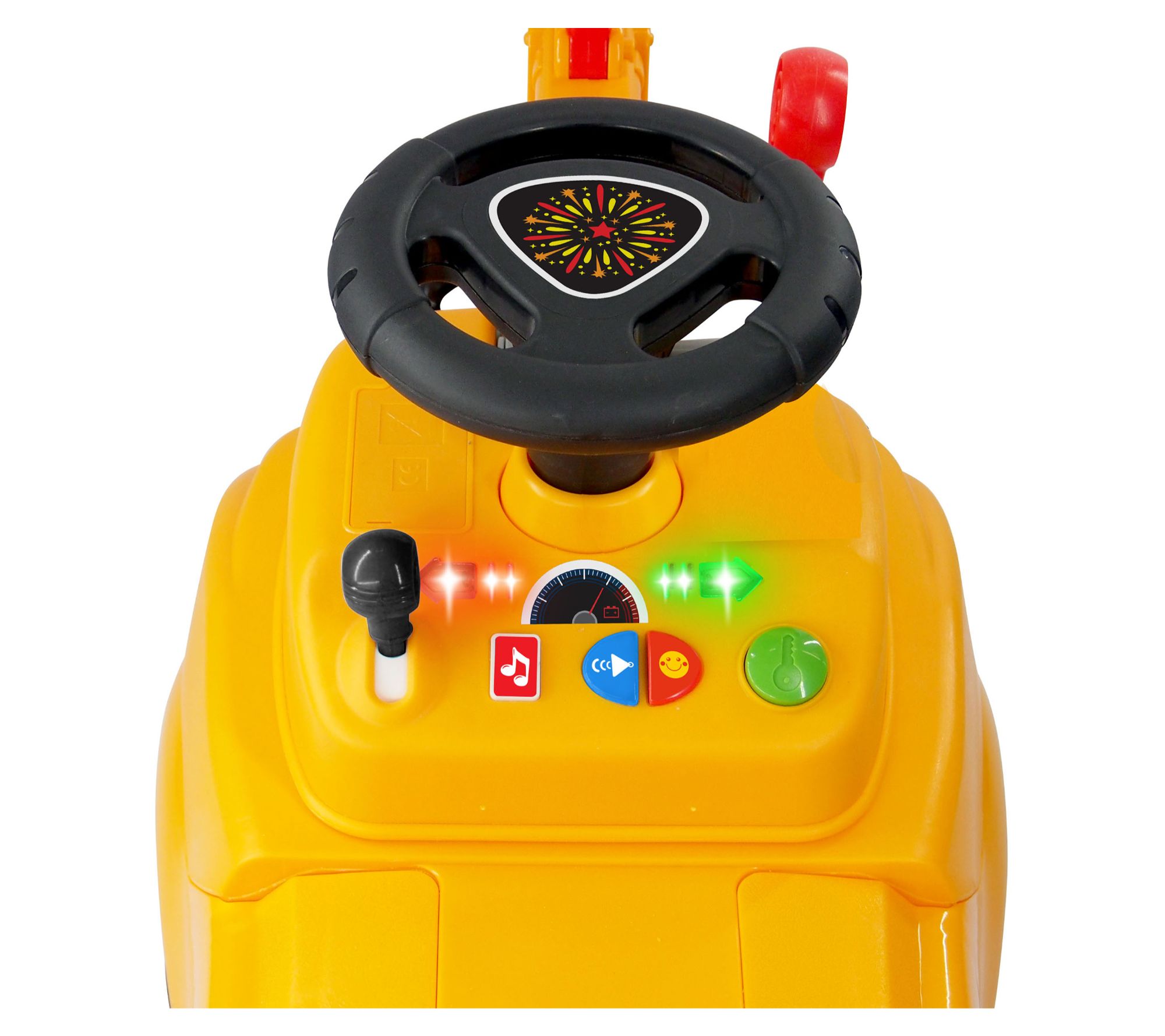 Kiddieland Lights N' Sounds Activity Crane Truck Ride on Toy - QVC.com