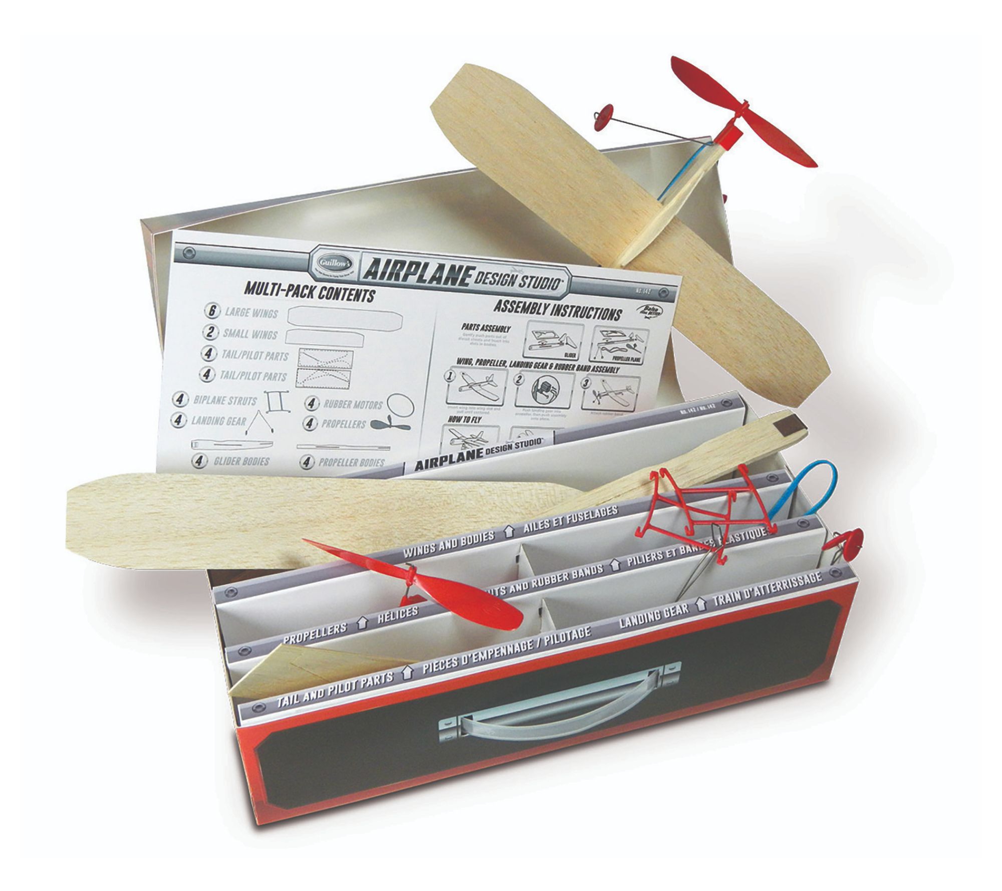Paul K Guillow Airplane Design Studio with Trav el Case