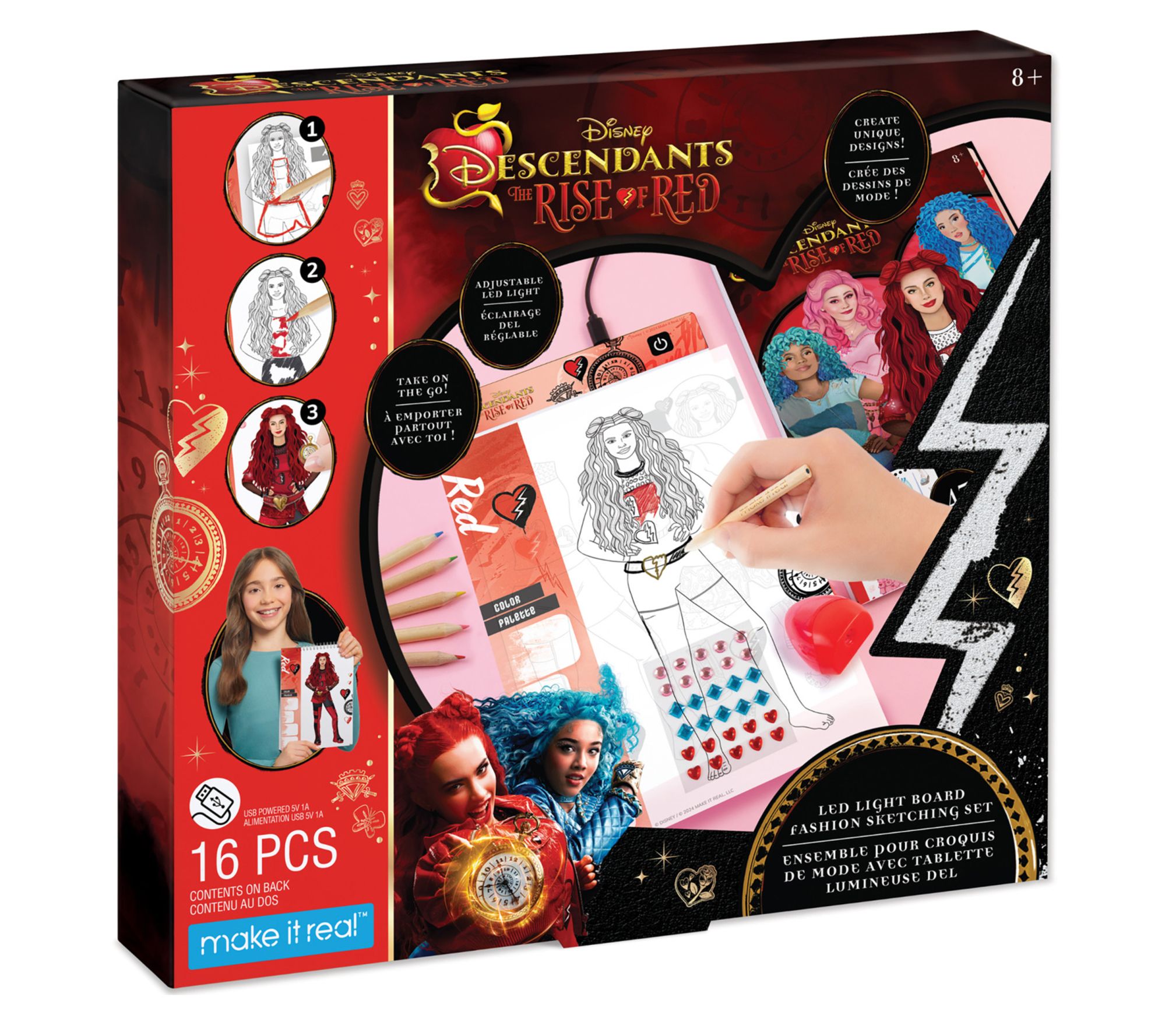 Make It Real Descendants 4 Rise Of Red - LED Light Board