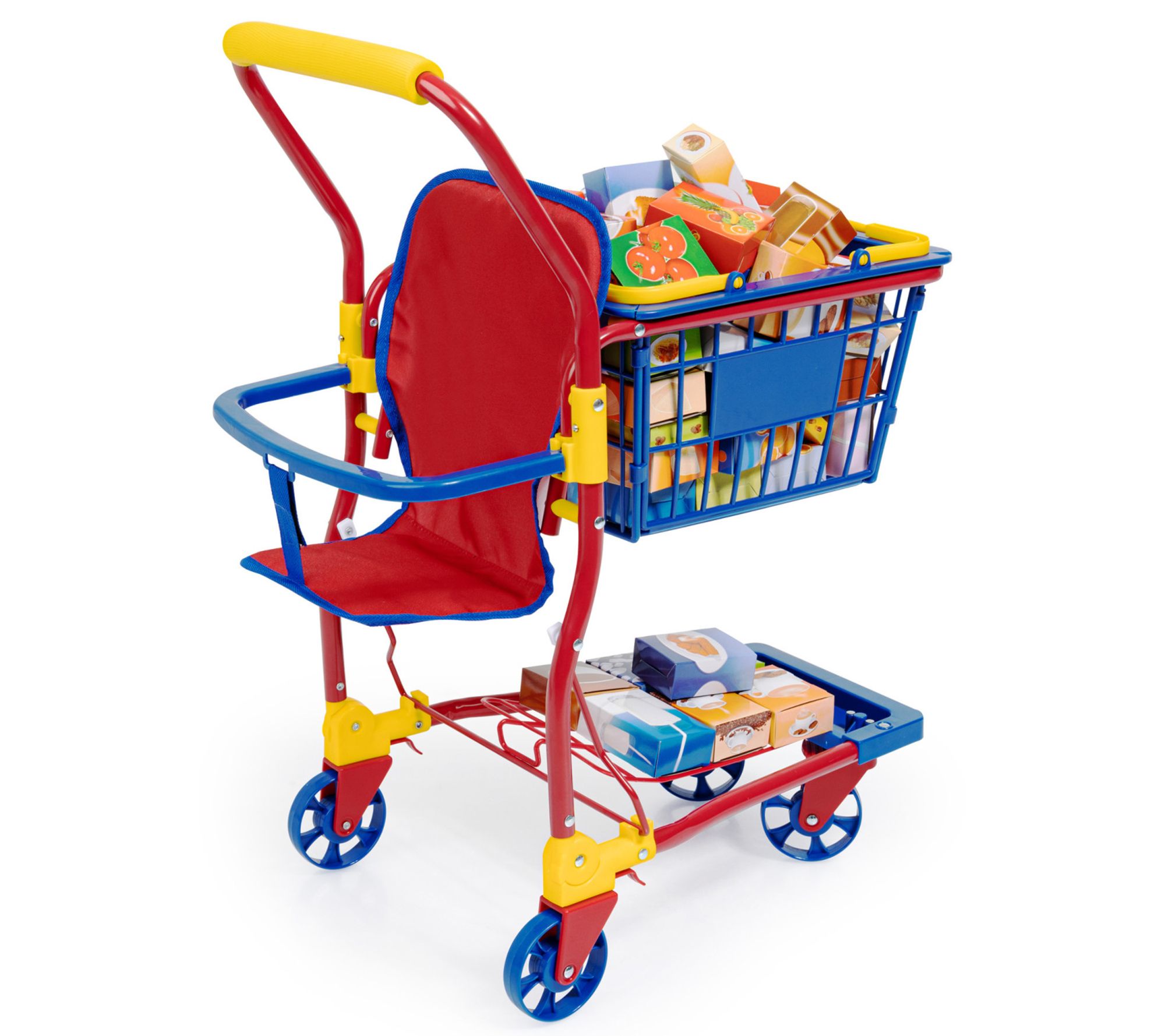Bayer Design Doll Shopping Cart & Accessories -61pcs