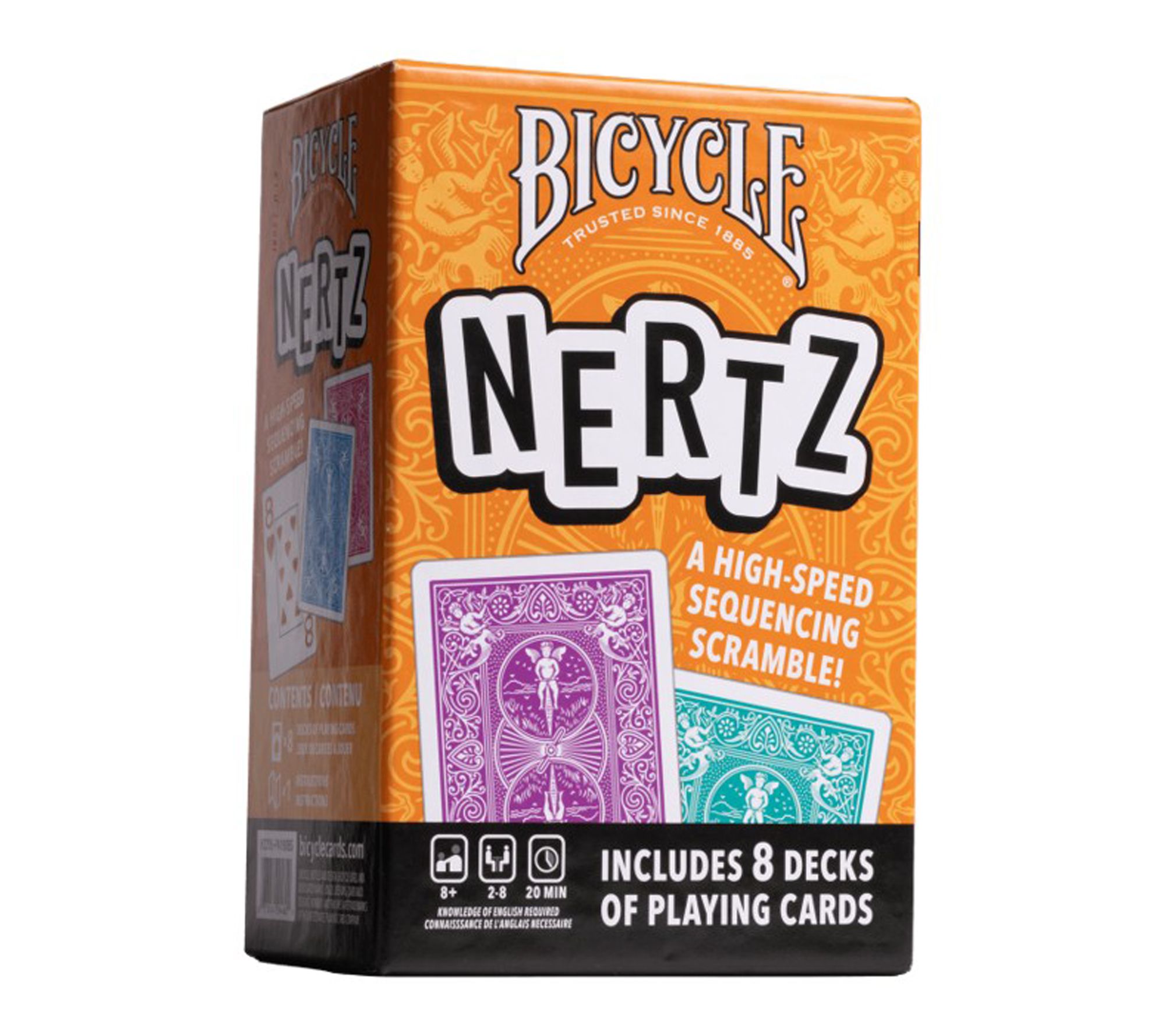 Bicycle Nertz Playing Card Game, 8 Decks of Playing Cards