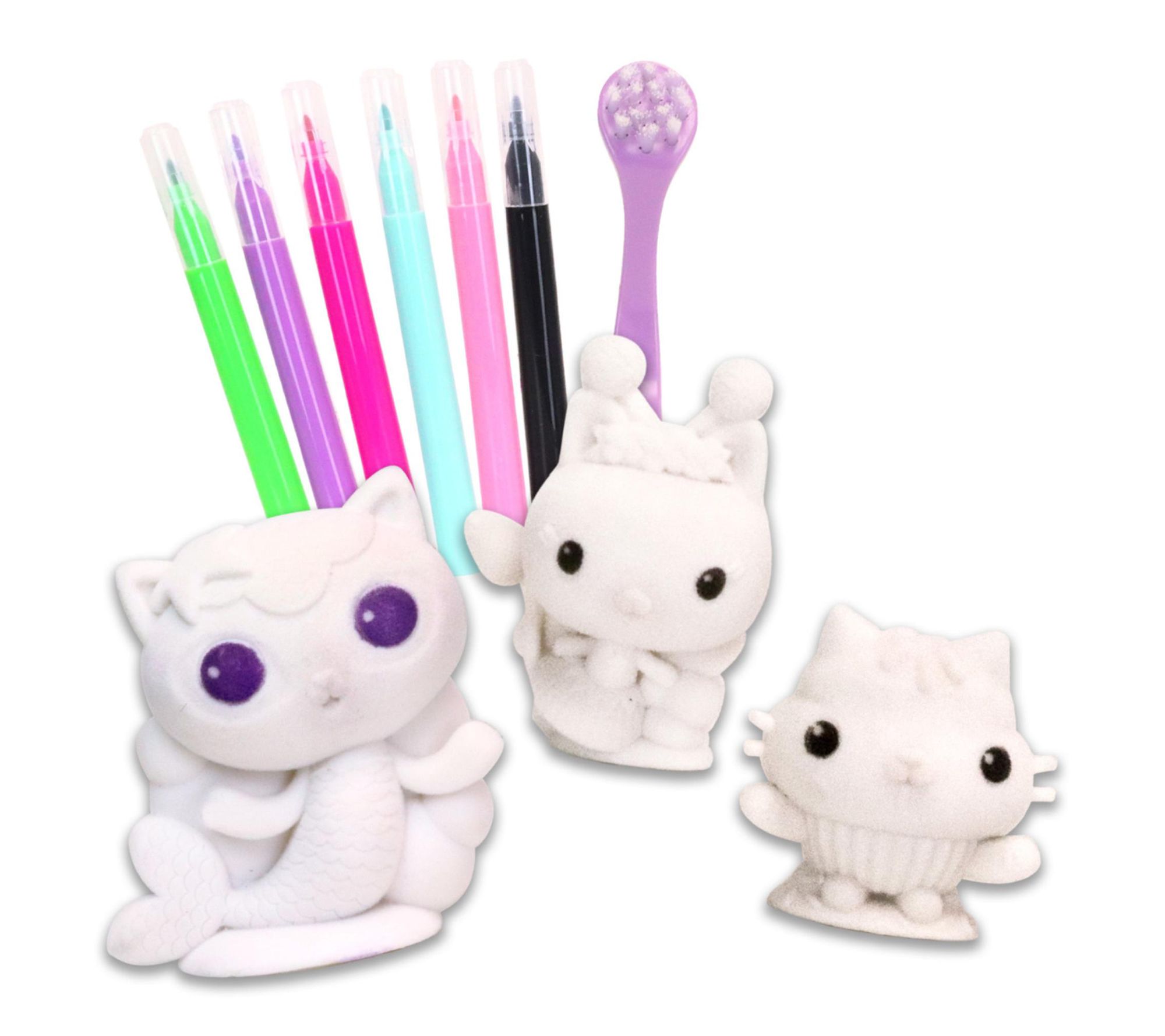 Tara Toy Gabbys Dollhouse Washables Colorable Figures