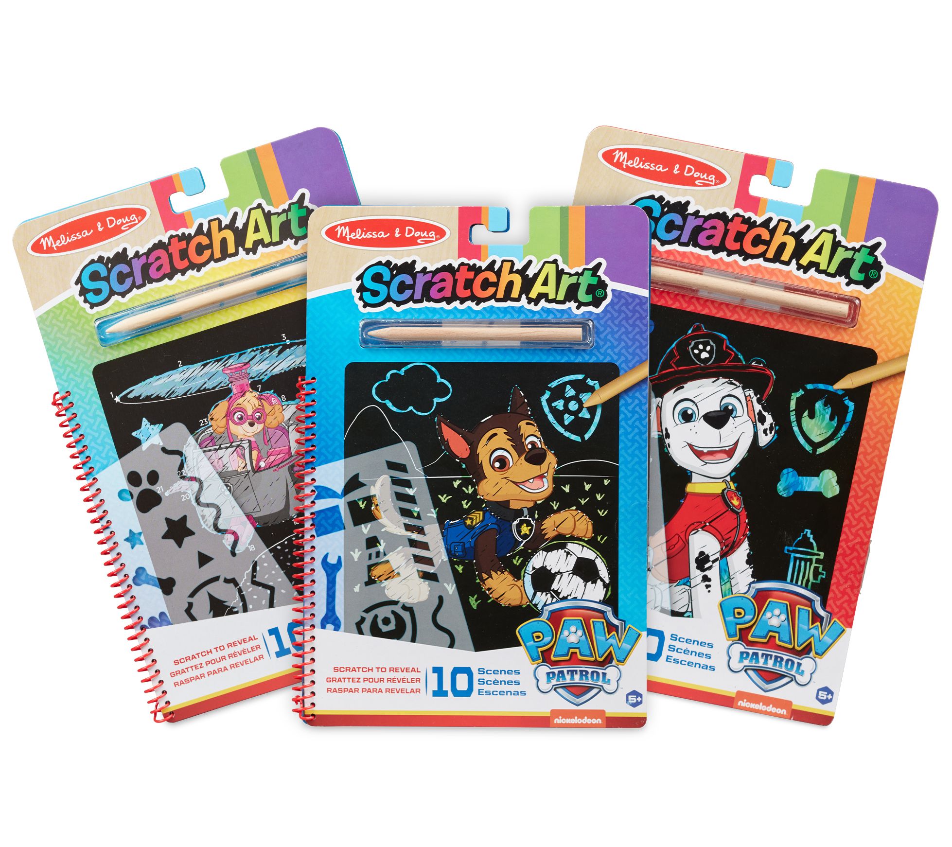 Paw Patrol Scratch Art Bundle