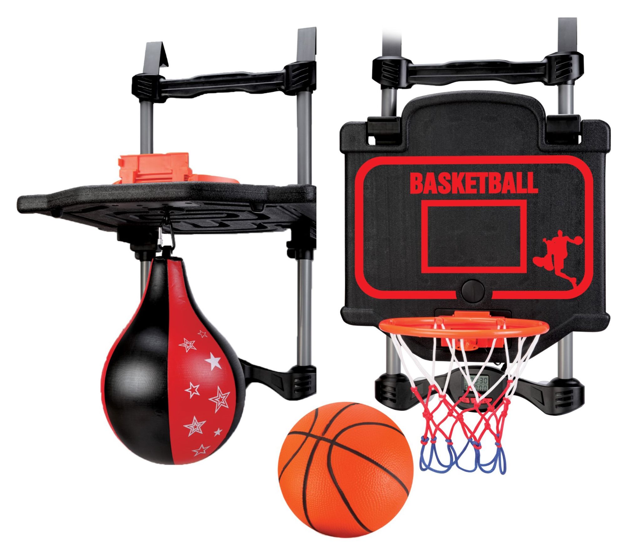 National Sporting Goods Over-the-Door Basketbal& Boxing Set