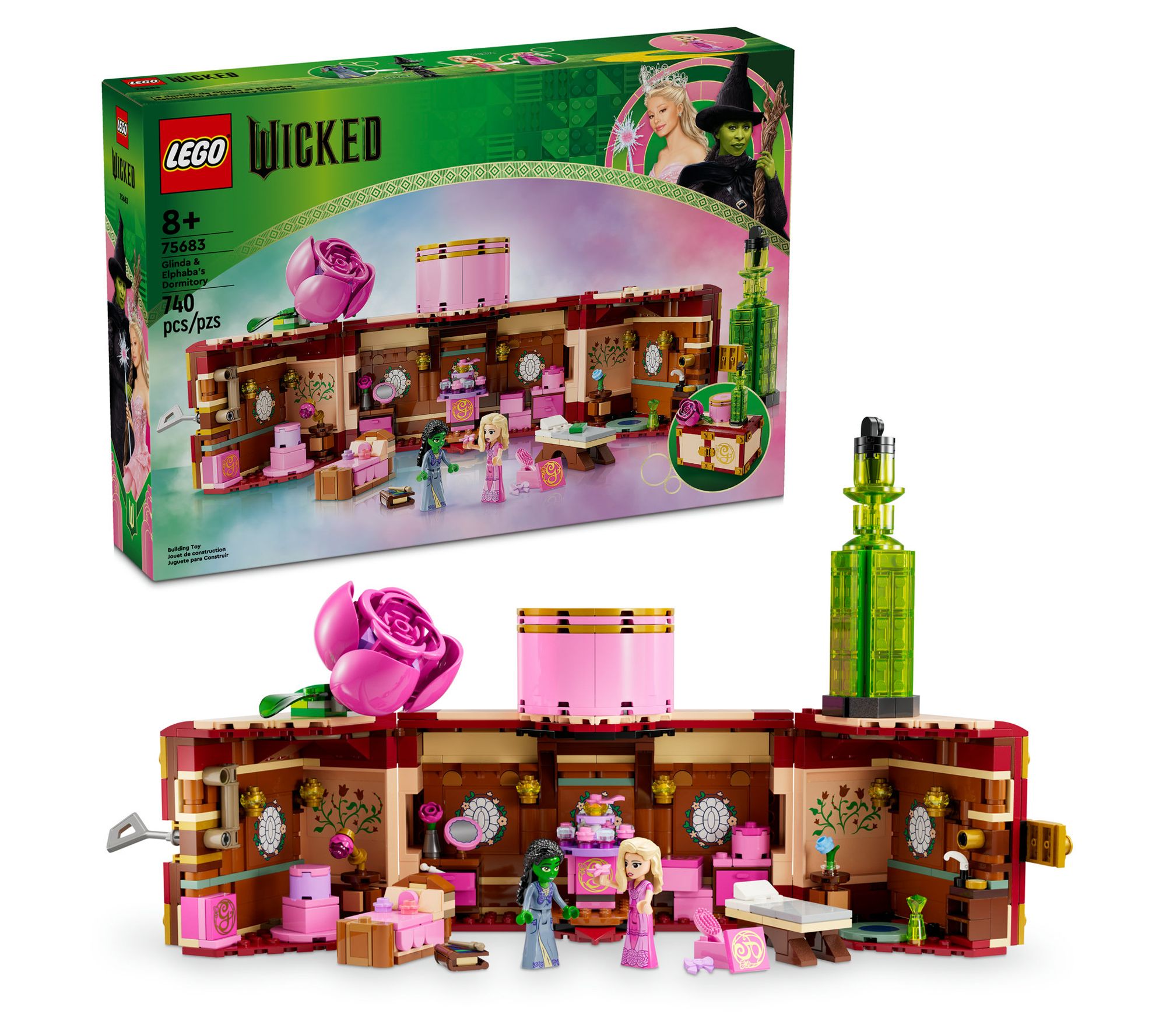 LEGO Wicked Glinda & Elphaba's Dormitory740-Piece Set
