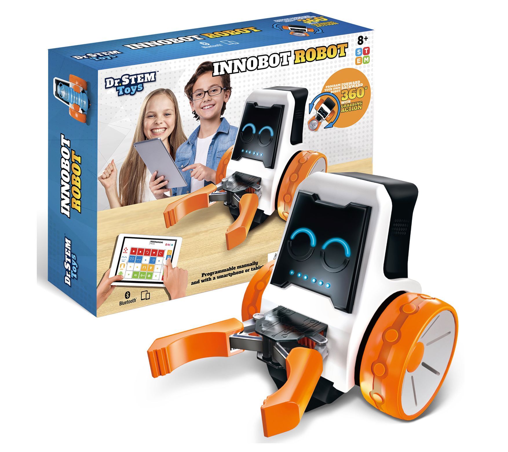 Dr. STEM Innobot Robot Kit, Build & Program Bluetooth Control