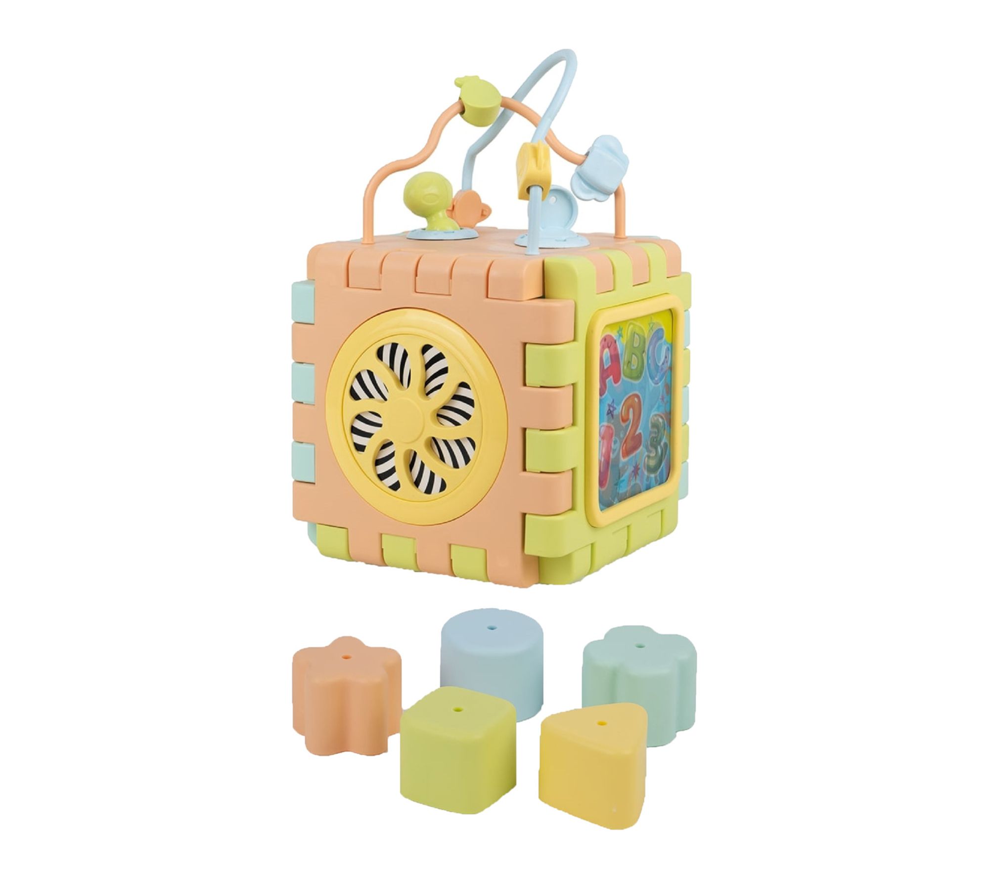 Dolu: 2-In-1 Educational Cube & Puzzle - Turn-Twist-Spin