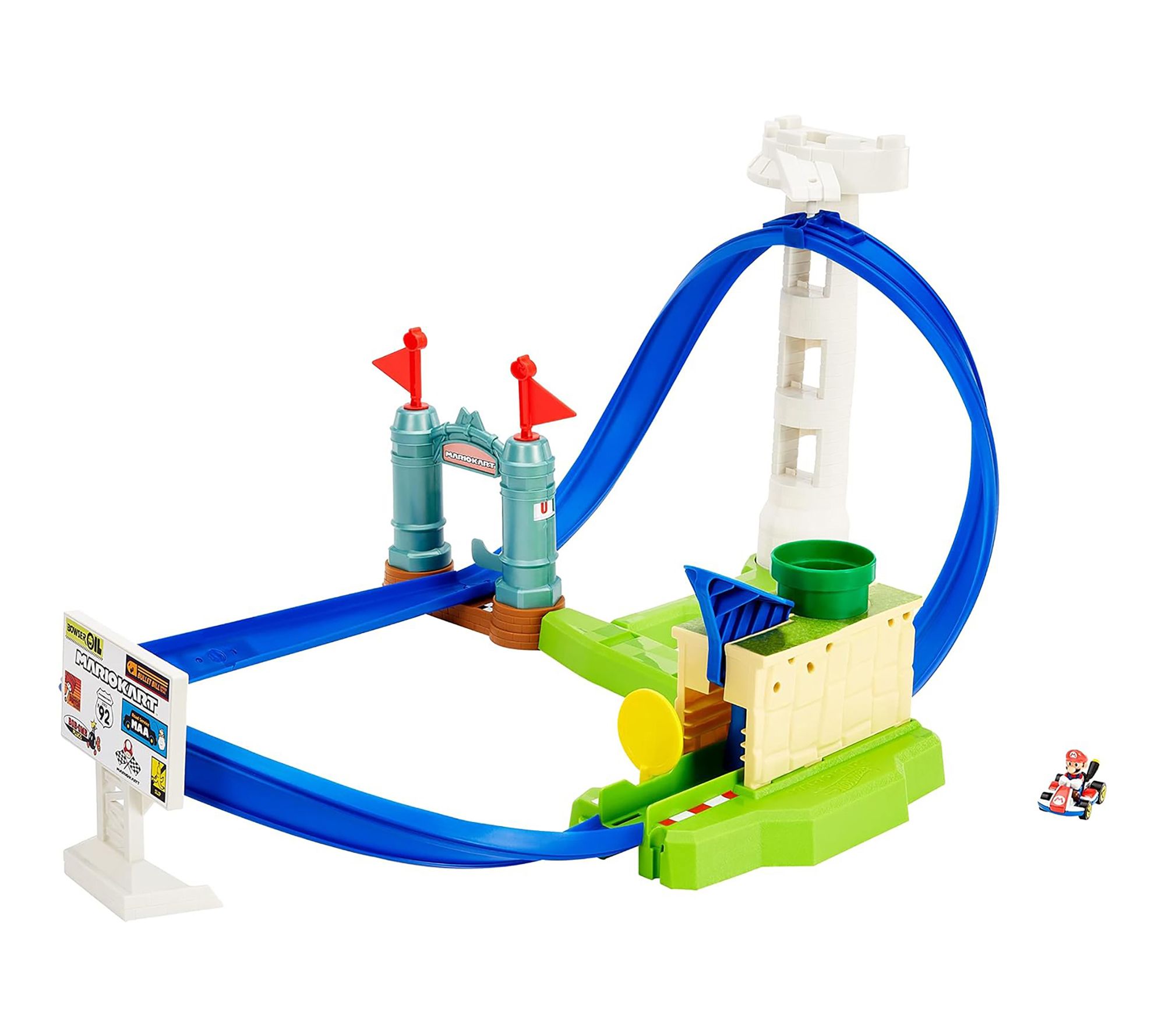 Mattel Hot Wheels Mario Kart Circuit Slam Playset