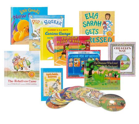 Weekly Reader Editor's Choice 10 Book Set with CDs - QVC.com
