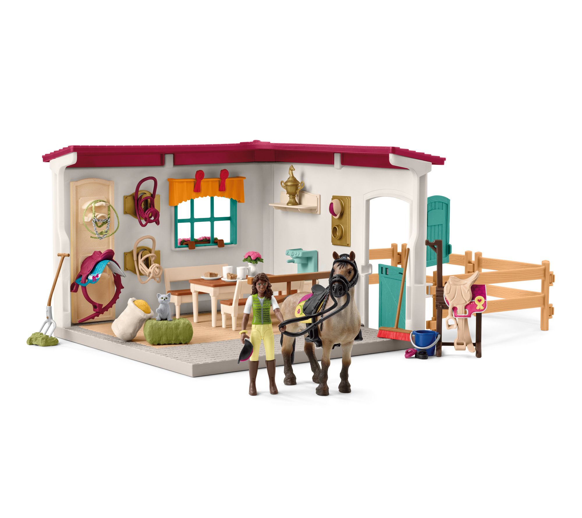 Schleich Horse Club Tack Room Extension 85 Pc P layset