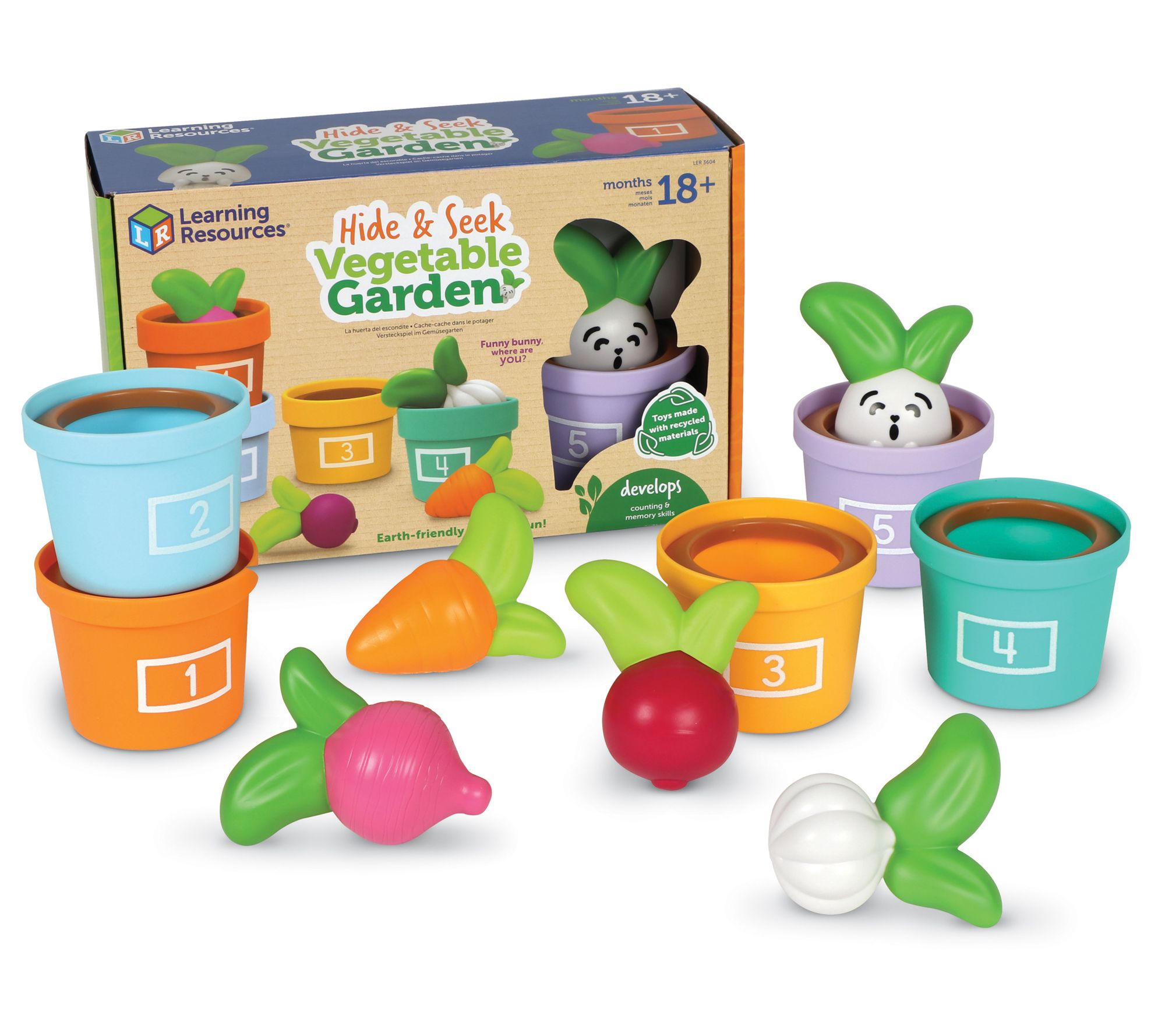 Learning Resources Hide & Seek Vegetable Garden Toy Set