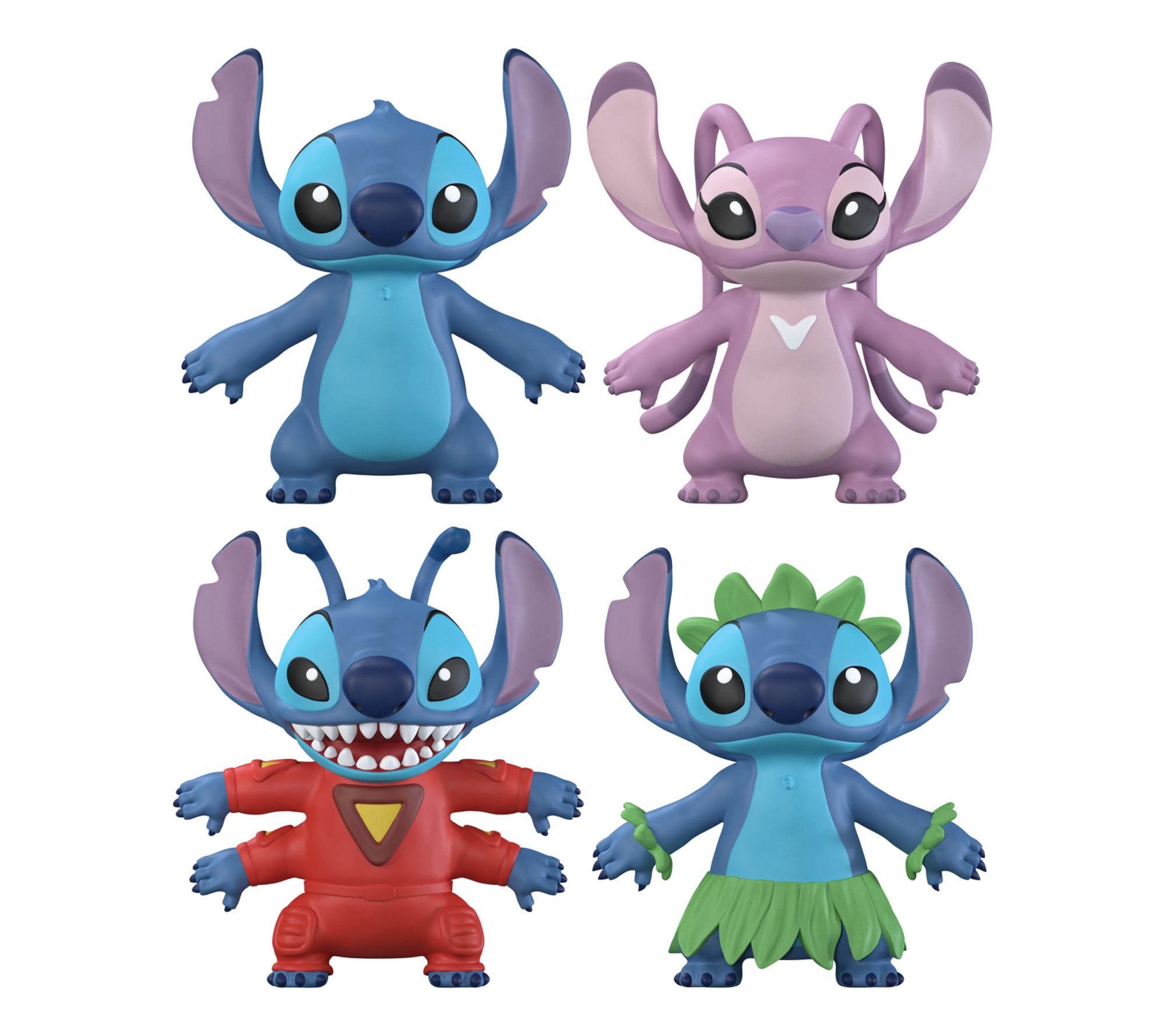 FleXfigs Disney Collectible Toy Miniatures - 4p