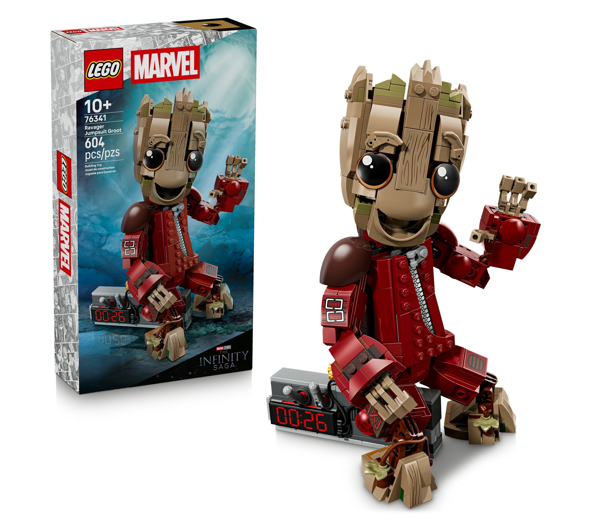 LEGO  Marvel Ravager Jumpsuit Groot Building Toy 76341