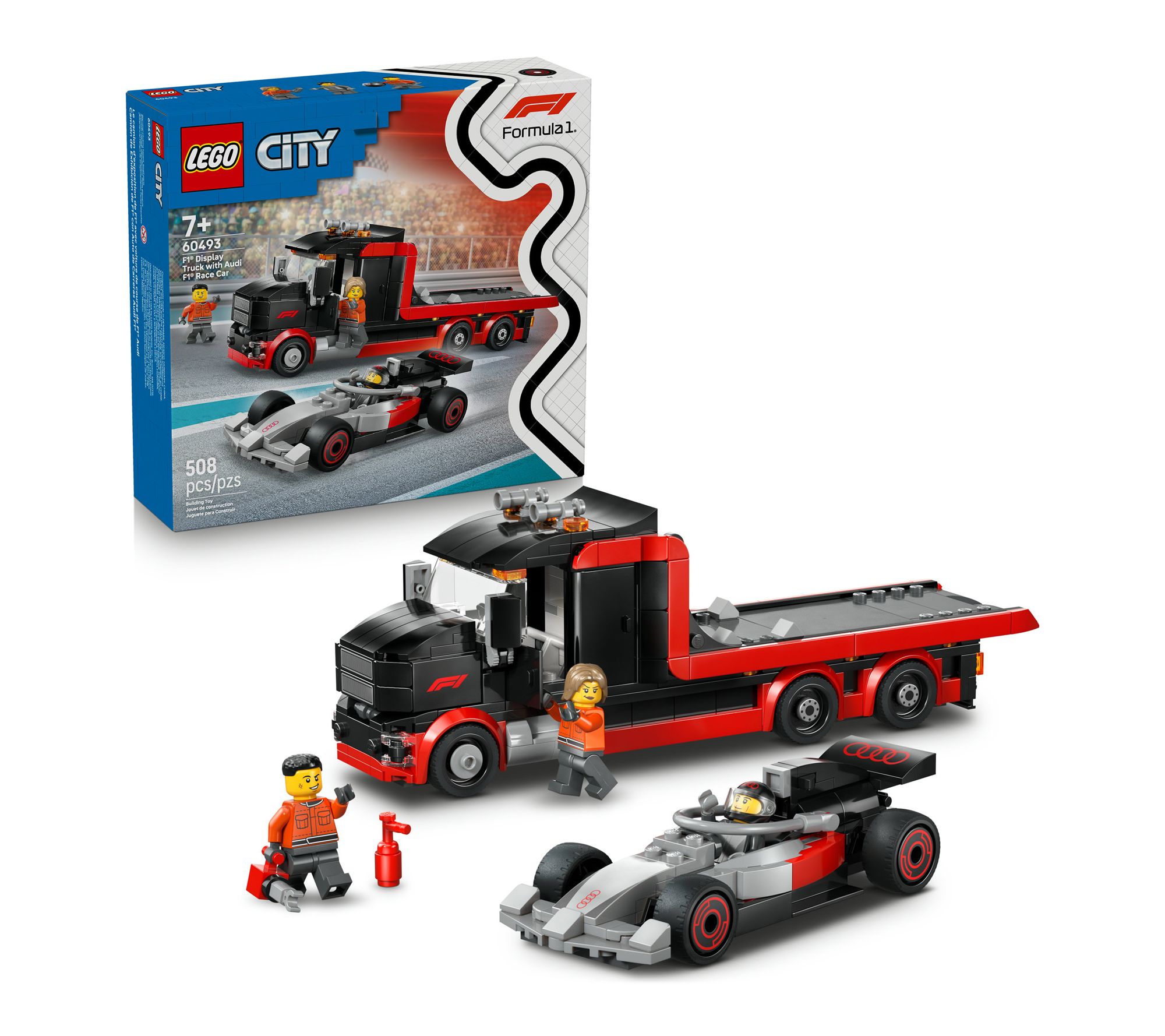  LEGO City F1 Display Truck with Audi F1 Race Car 60493