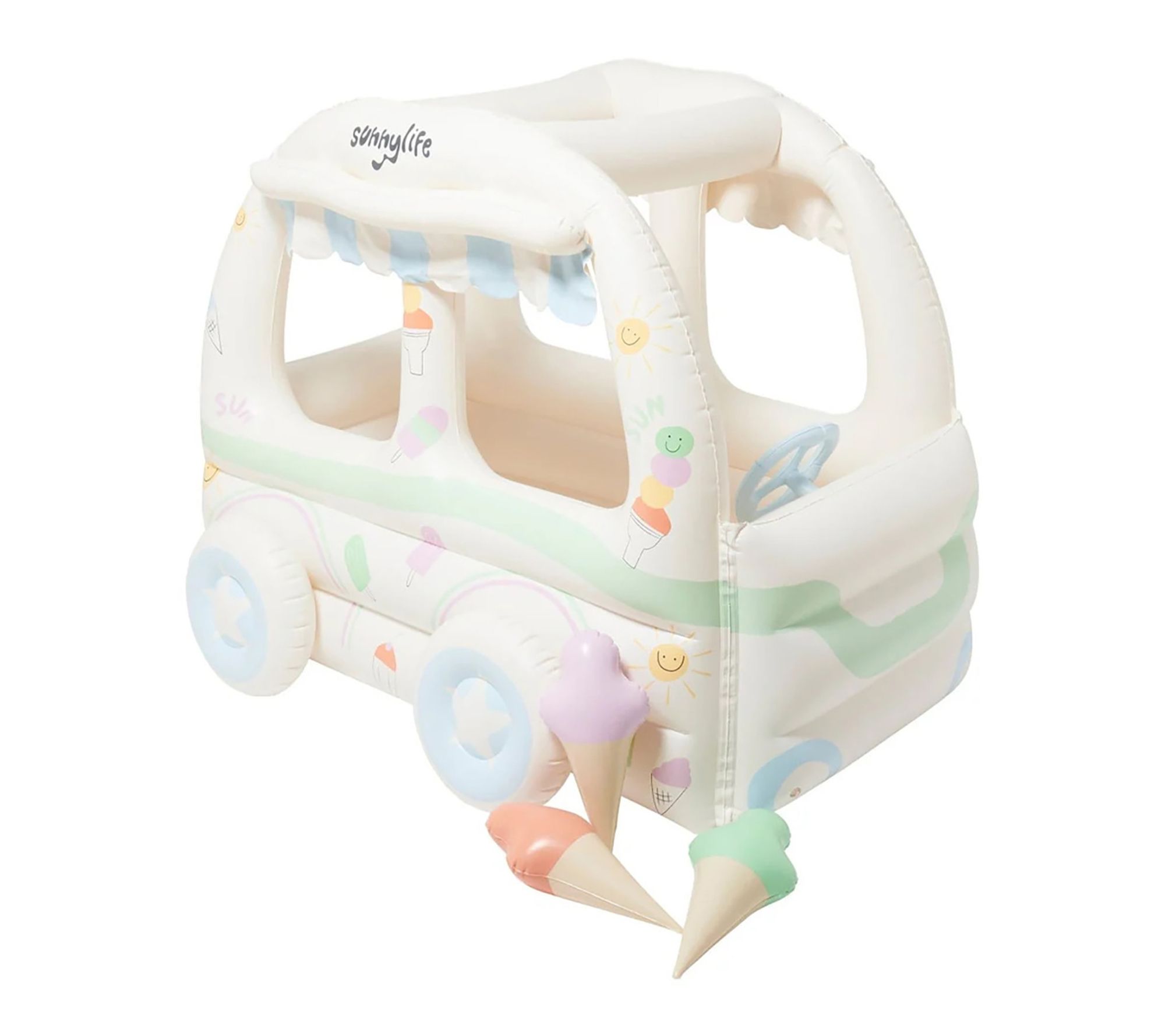 Sunnylife Inflatable Summer Sundae Pastel Ice Cream Truck
