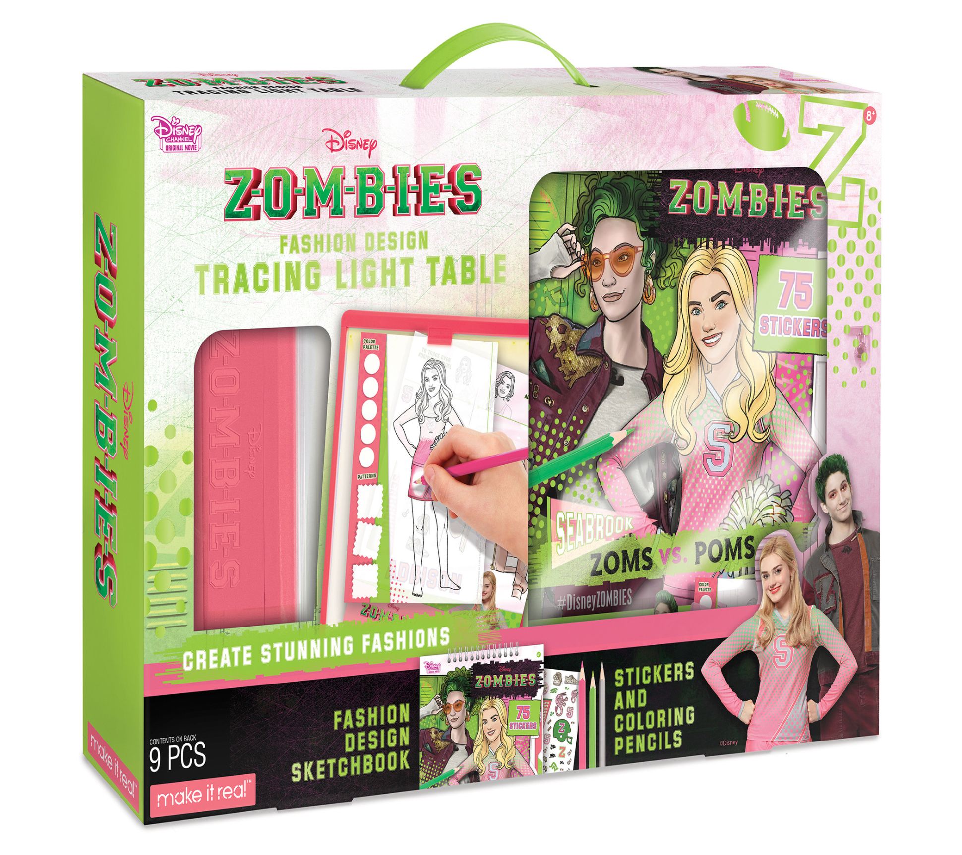 Disney Zombies Fashion Design Tracing Light Table