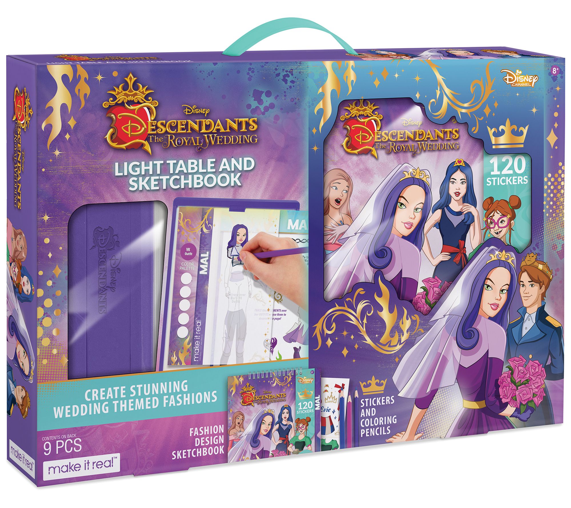 Disney: Descendant Royal Wedding - Light Table Sketchbook, Size One size, Multi