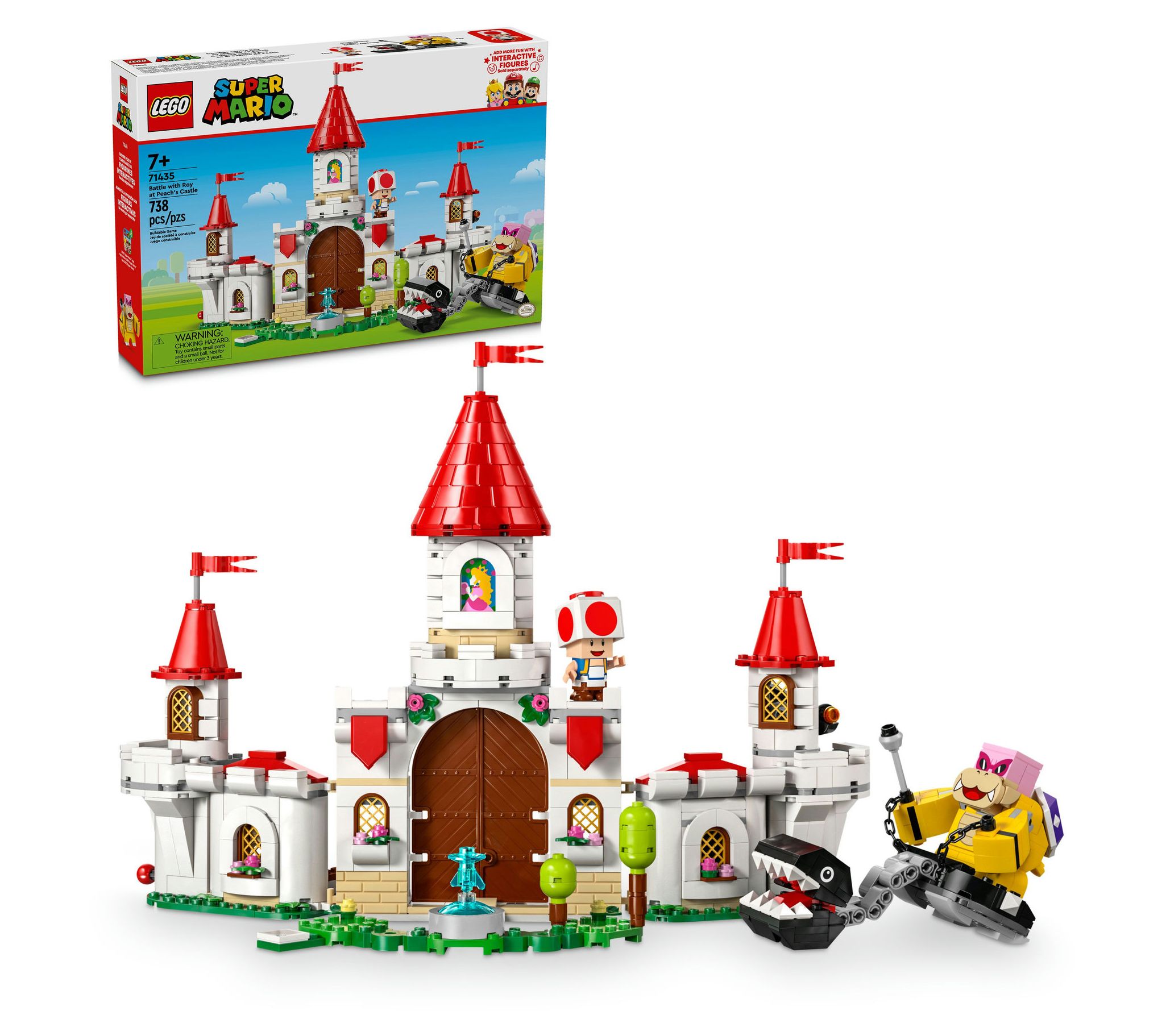 LEGO Super Mario Battle with Roy at Peach's Castle