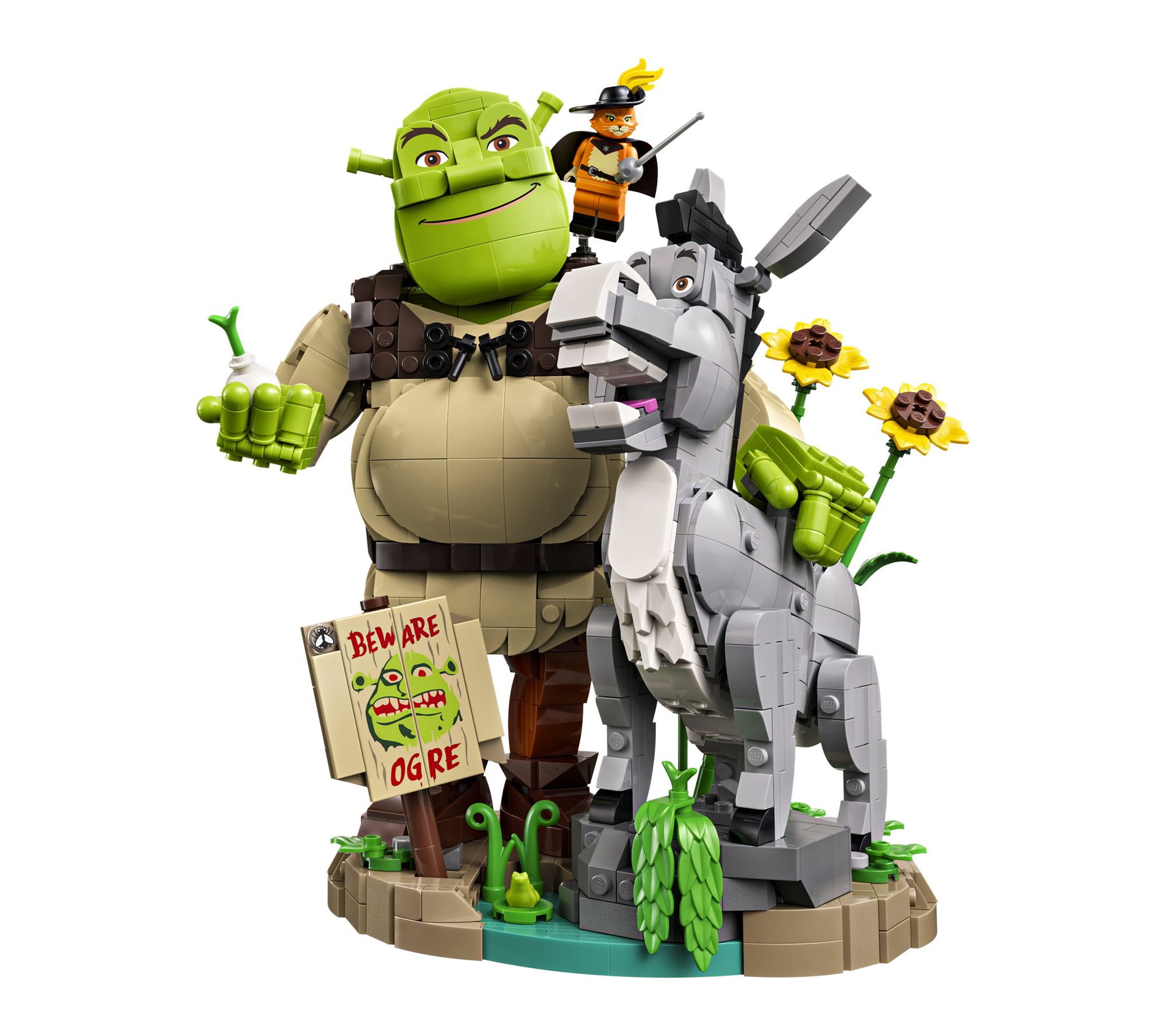 LEGO Shrek Shrek, Donkey & Puss in Boots 72423 1403 Pieces