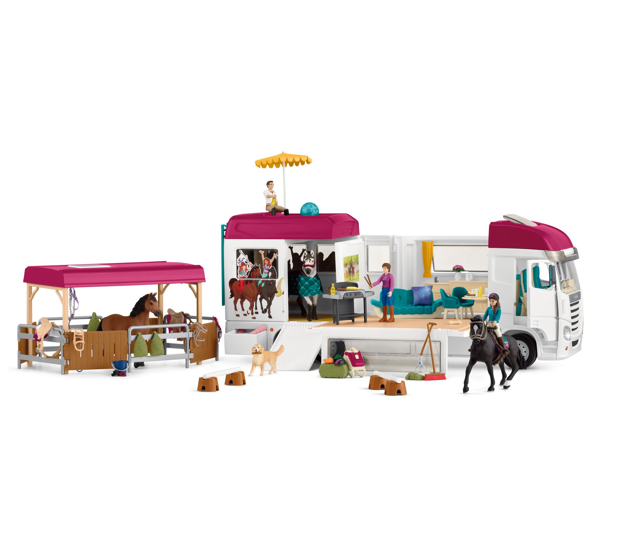 Schleich Horse Club Horse Transporter - 227 pc layset