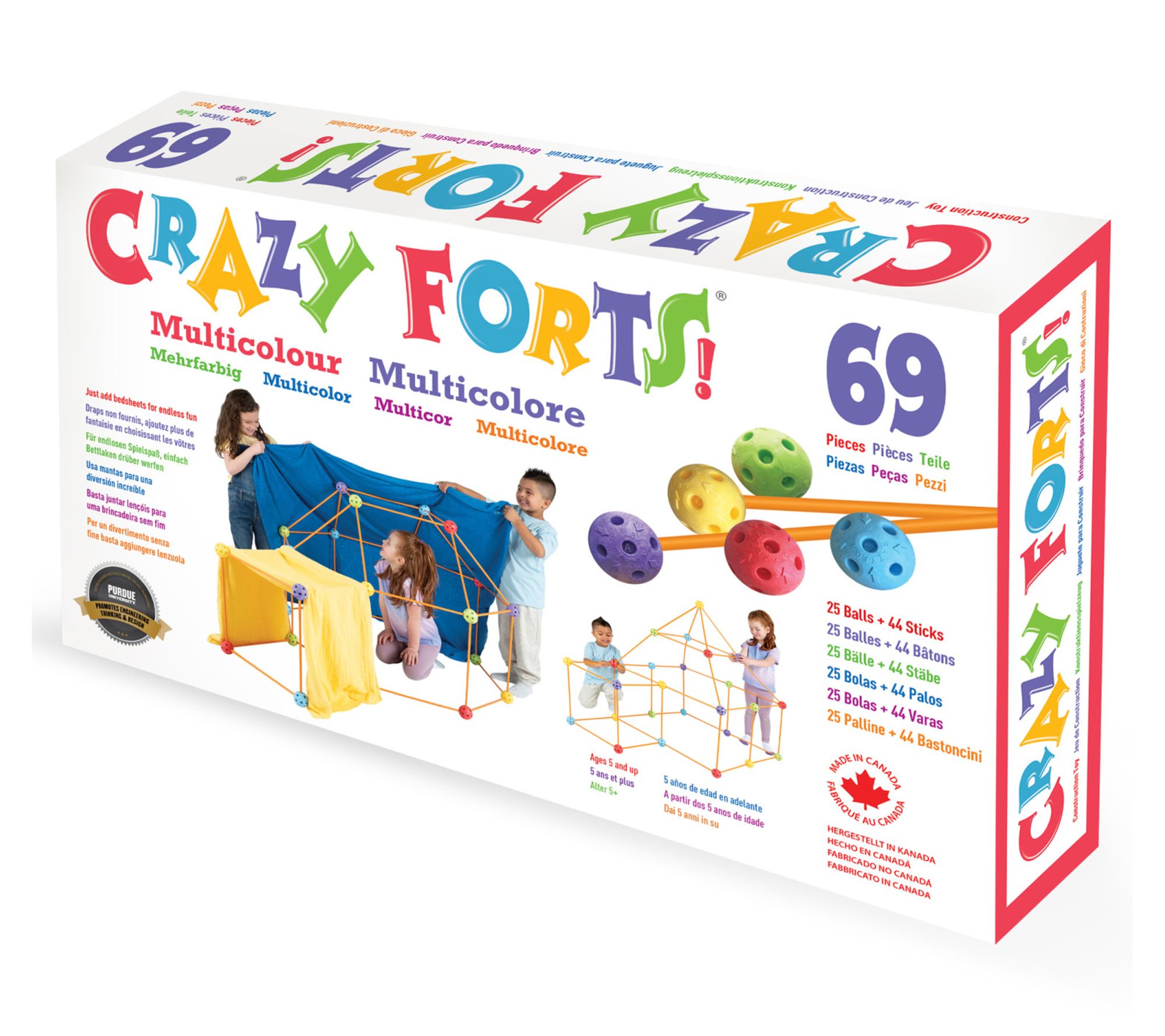 Everest Toys Crazy Forts - 69pc