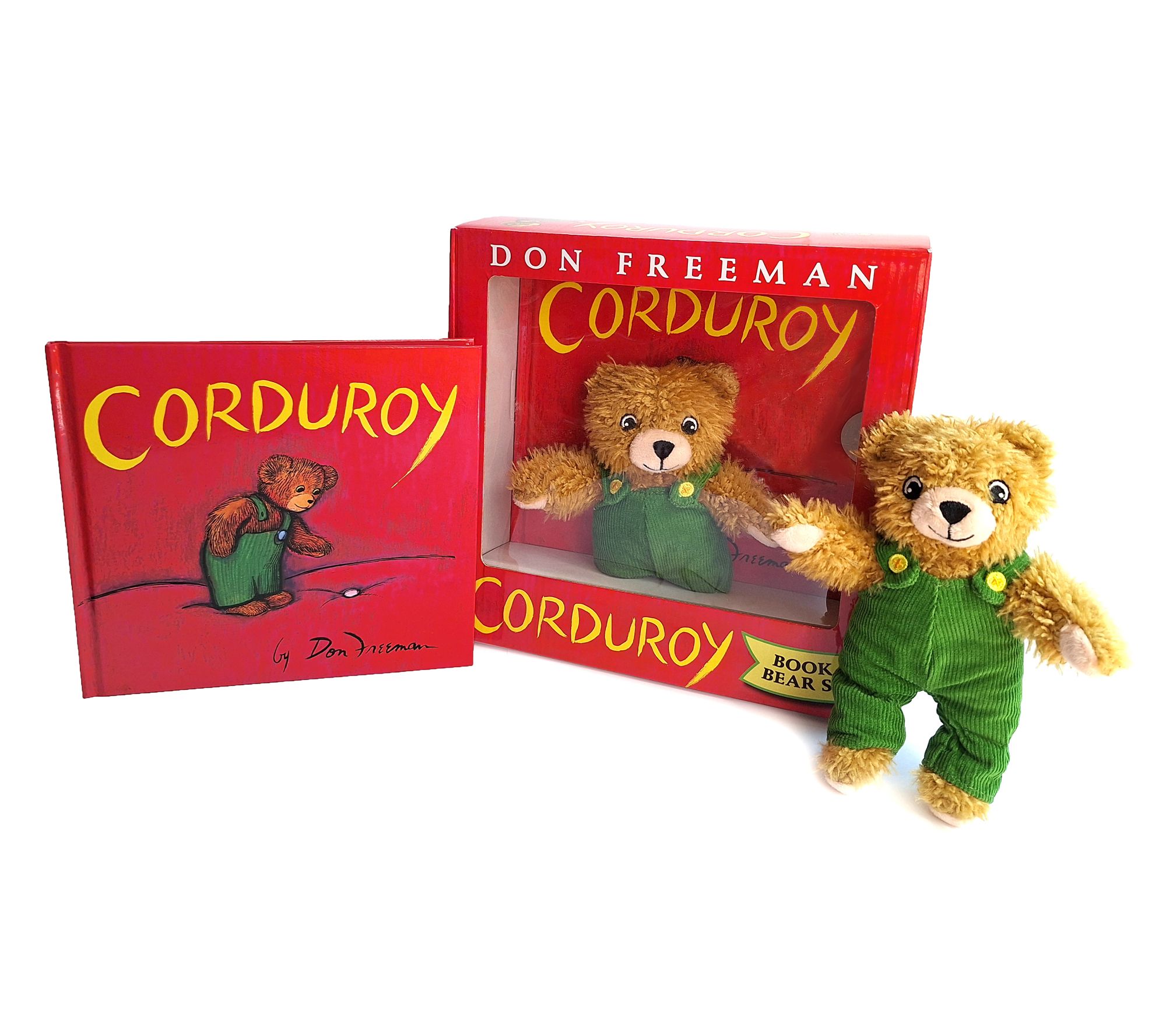 Corduroy Book and Bear Set