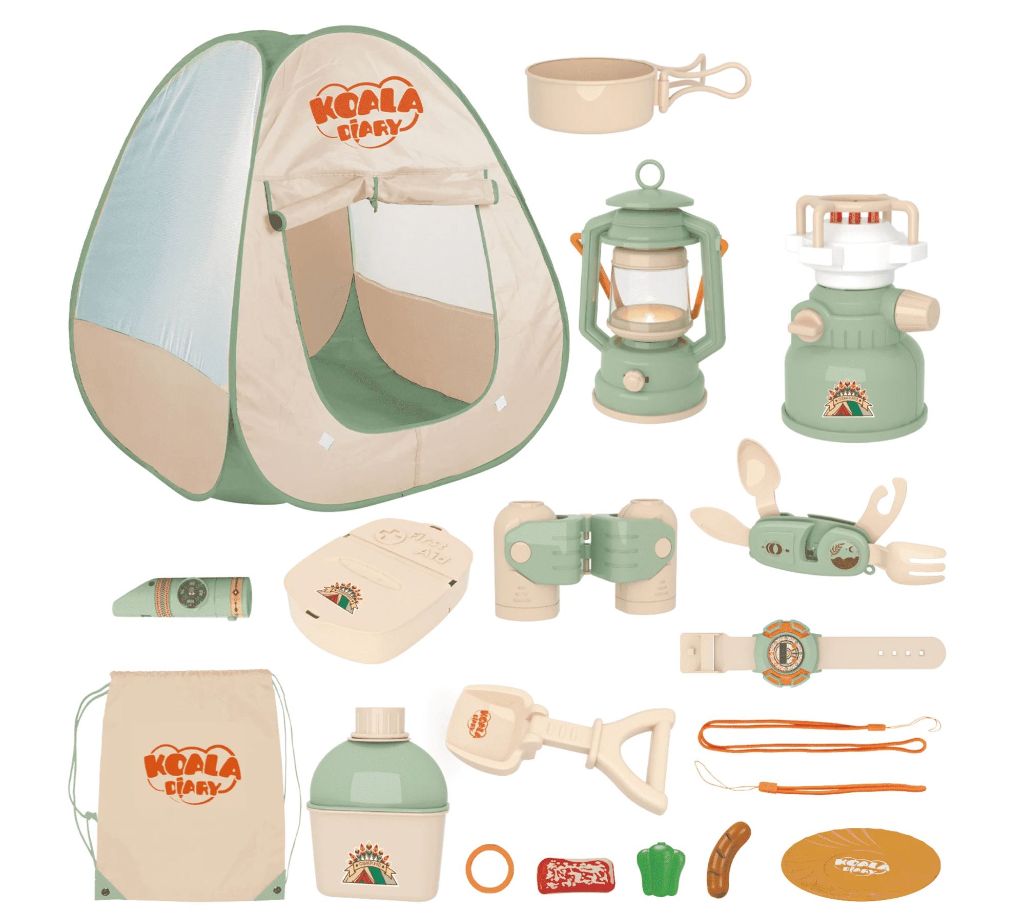Contixo Kids Camping Set, Play Tent & Accessories