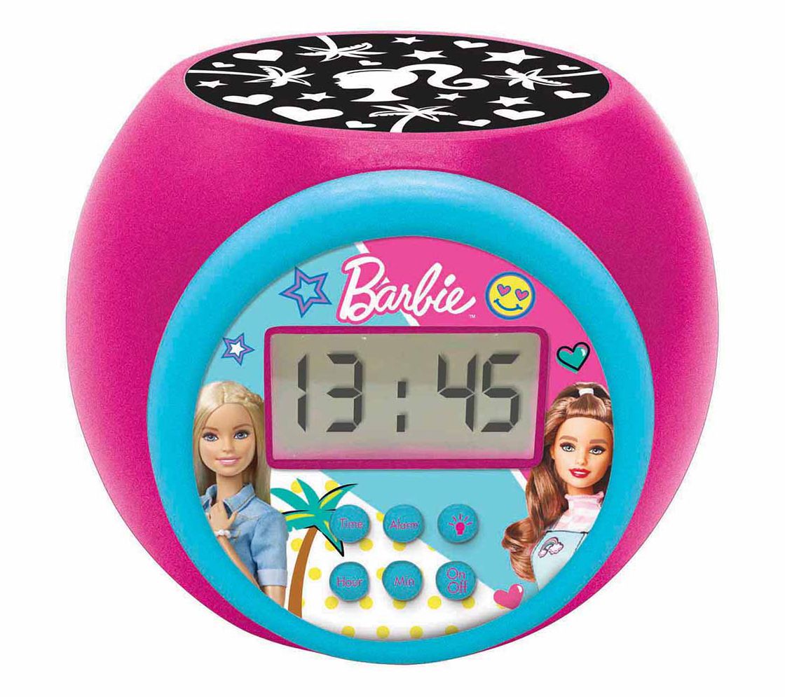 Lexibook Barbie Projector Alarm Clock with Time r
