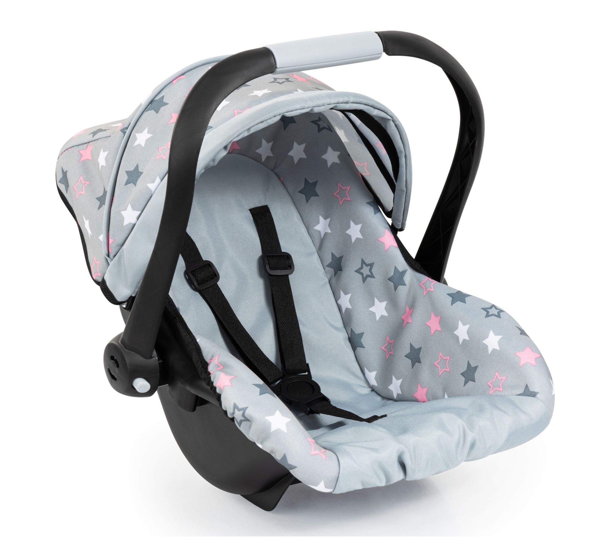 Bayer Design Dolls Deluxe Car Seat with Retractable Sunshade