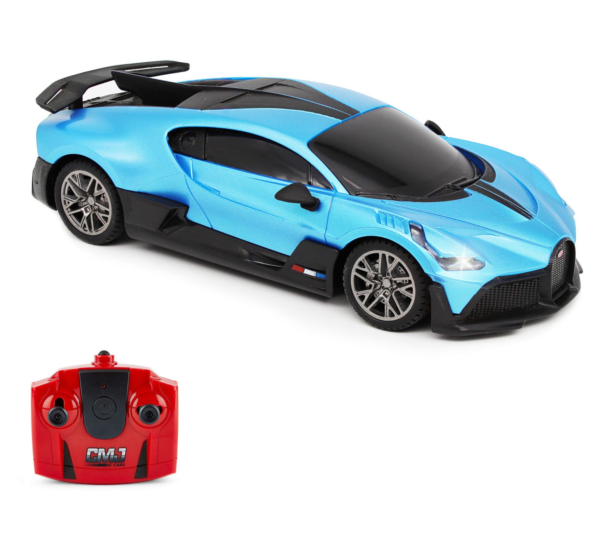 CMJ RC Cars Blue Bugatti Divo Remote Control Radio Vehicle